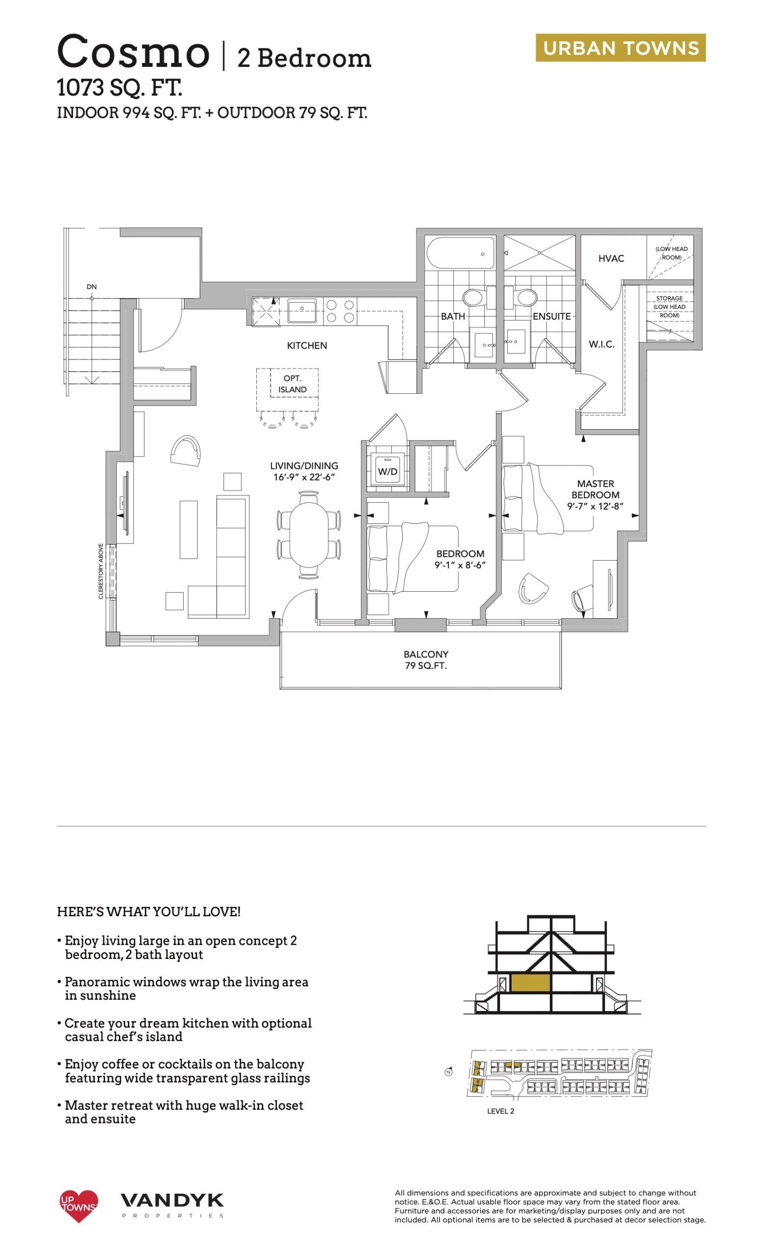 Cosmo - Urban Towns floor plan