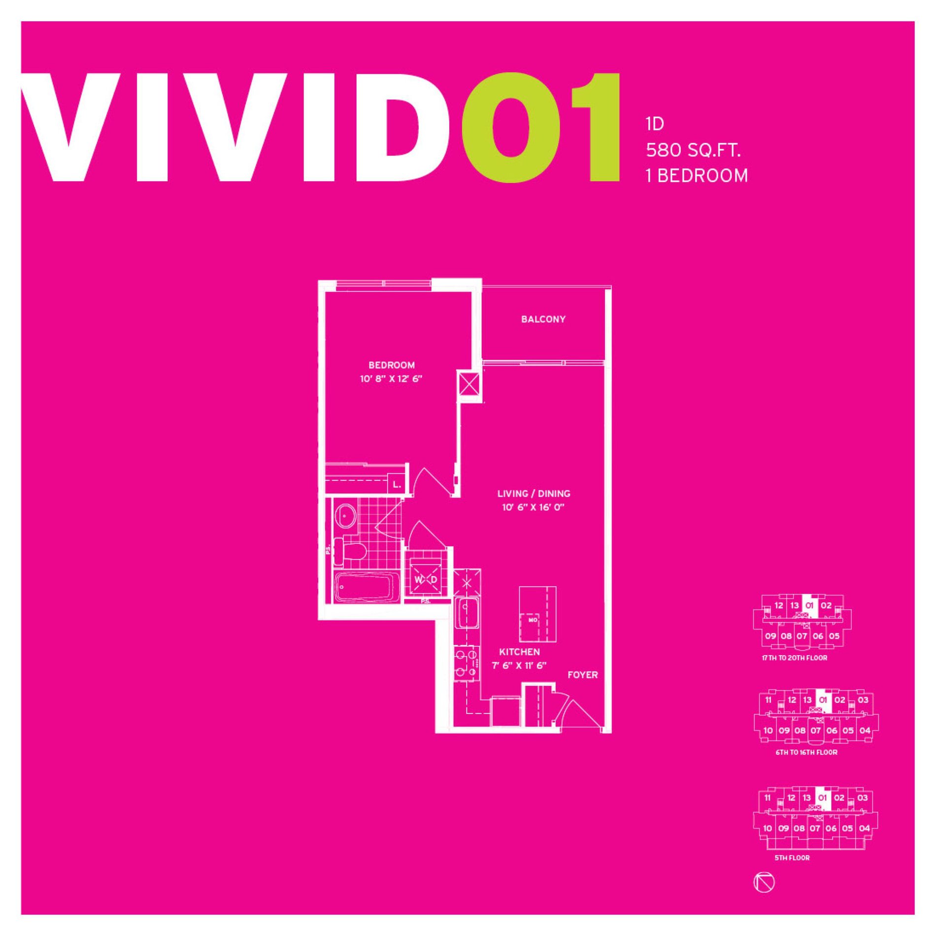 Vivid 01 1D floor plan