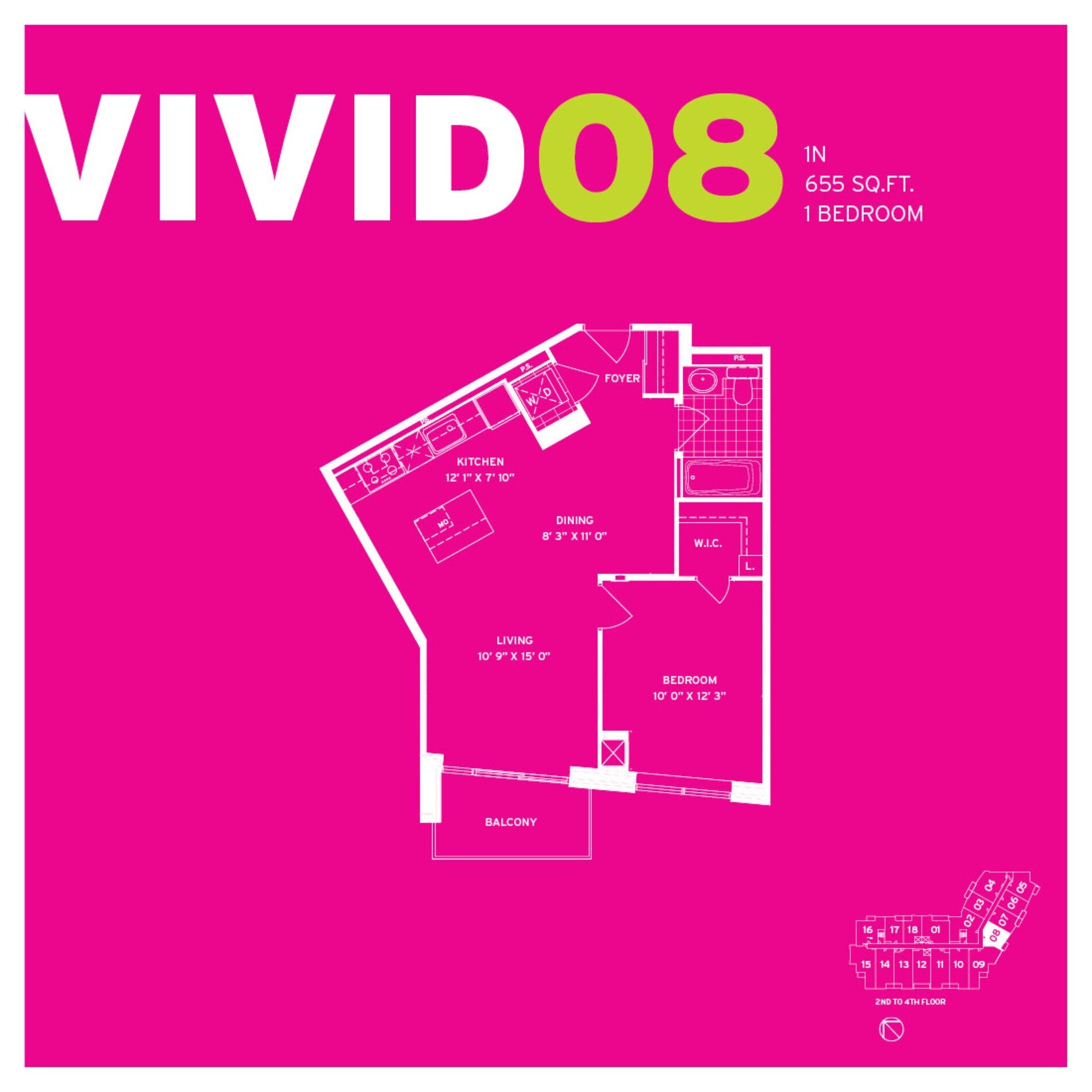 Vivid 08 1N floor plan