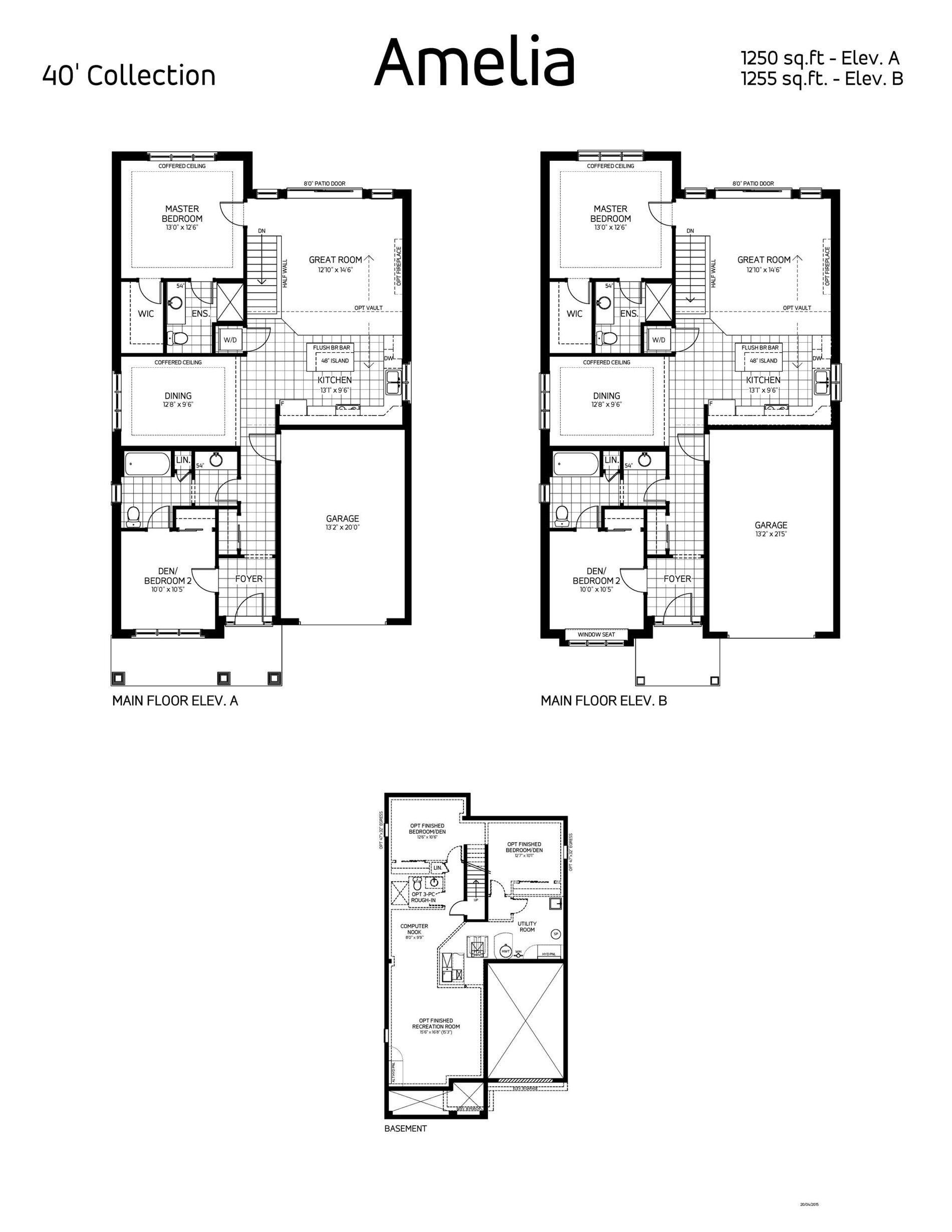 Amelia floor plan
