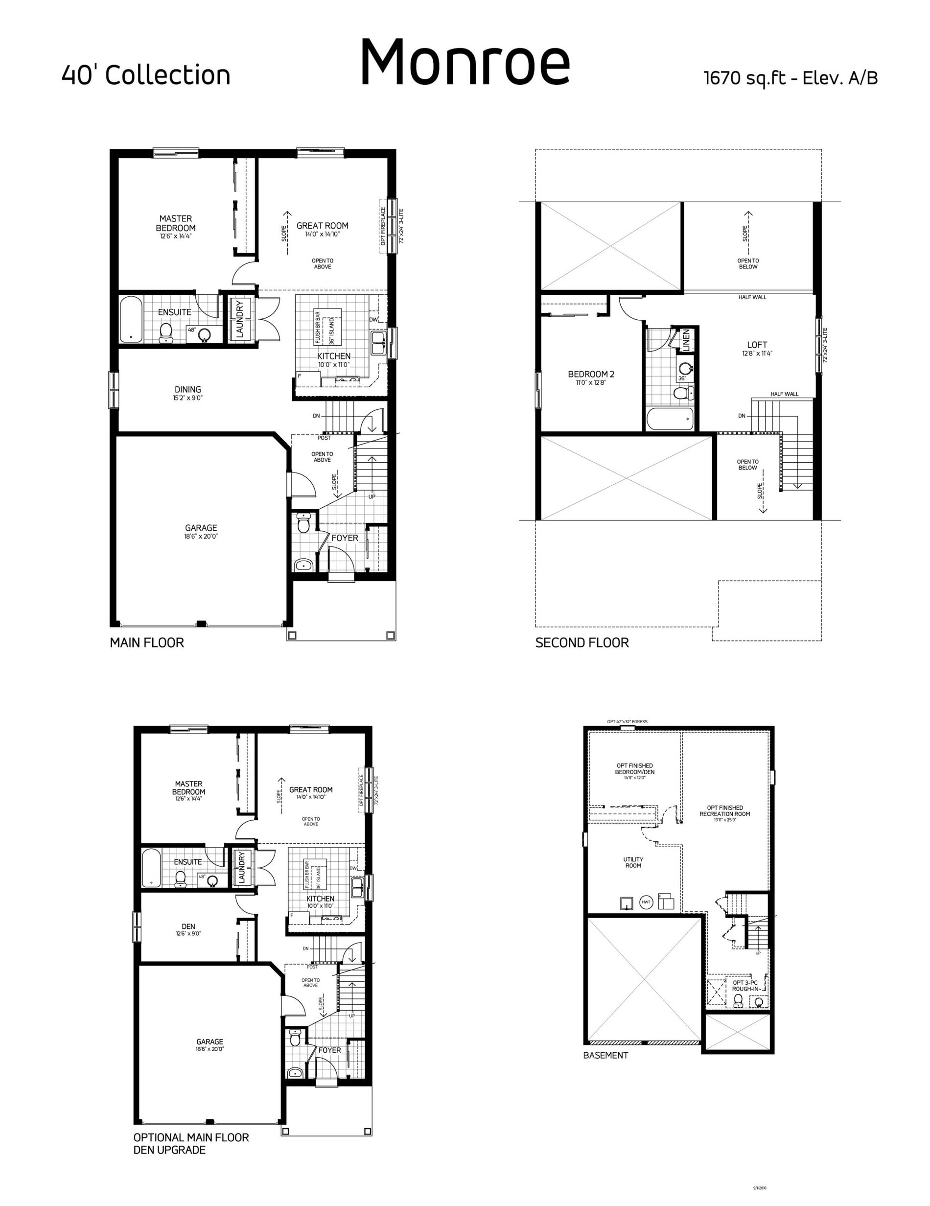 Monroe floor plan