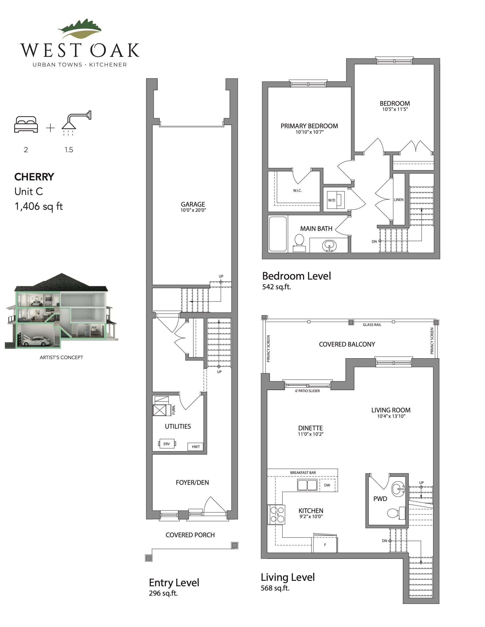 Cherry (Oakhurst Collection) floor plan