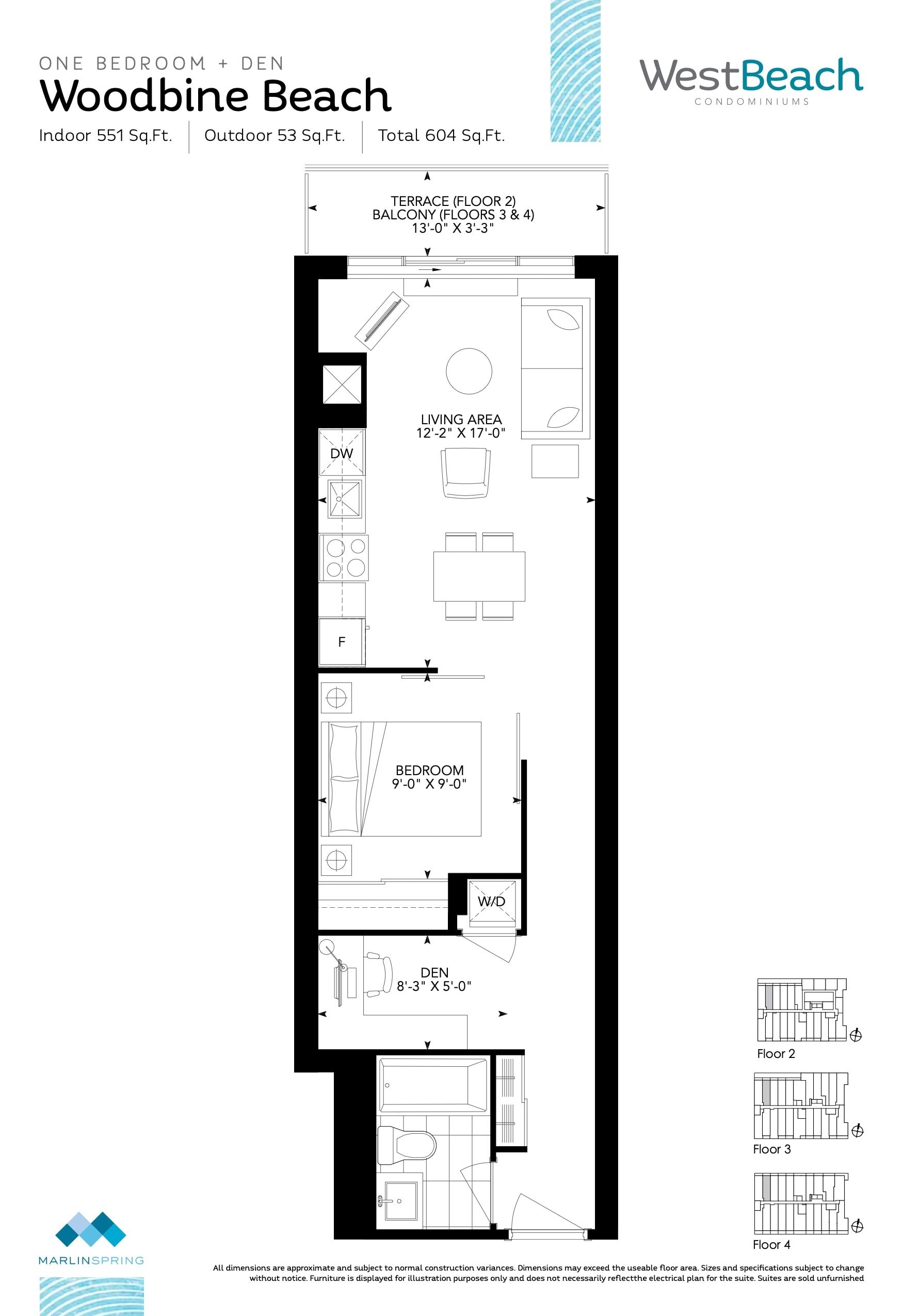 Woodbine Beach floor plan