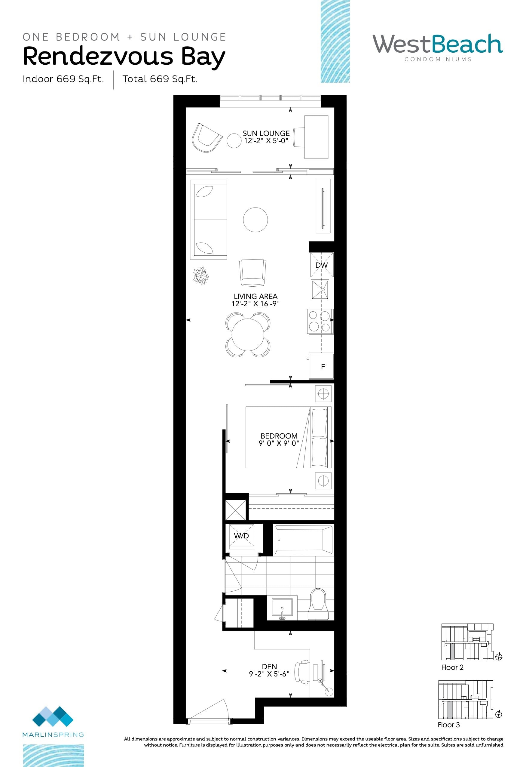 Rendezvous Bay floor plan
