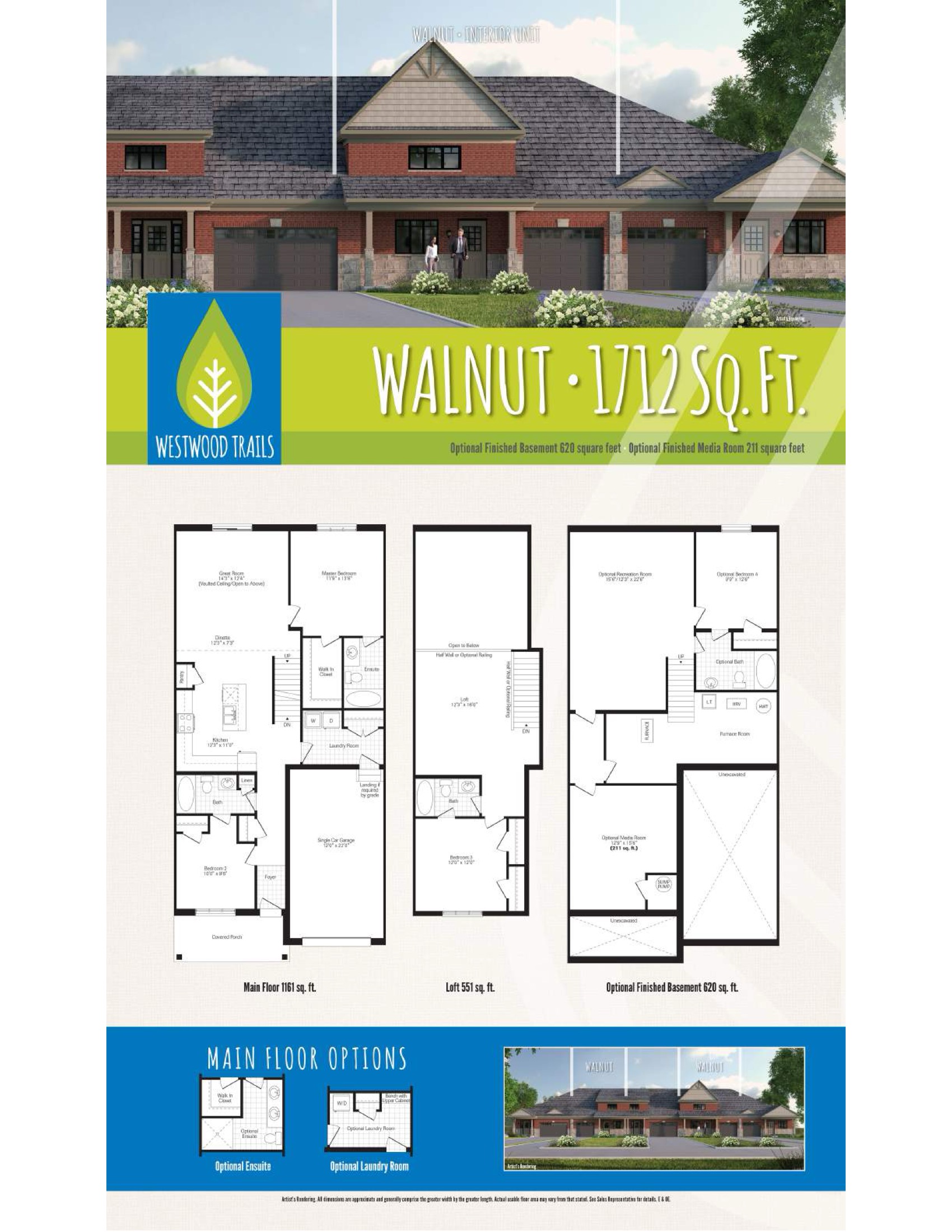 Walnut floor plan