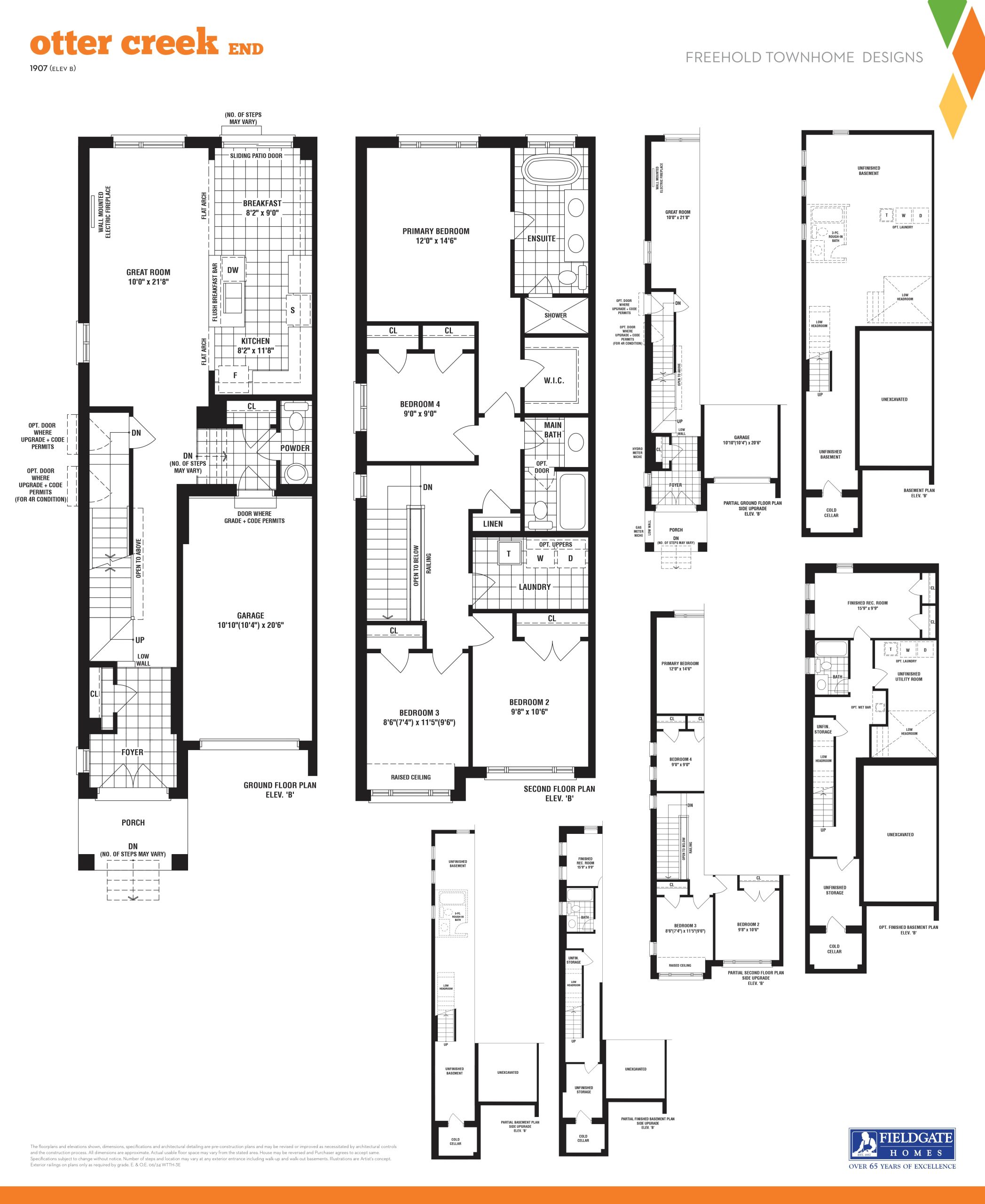 Otter Creek - End floor plan