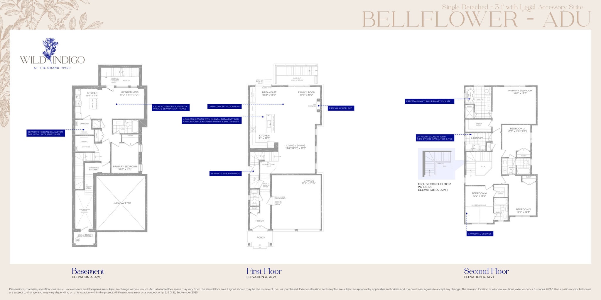 Bellflower - ADU floor plan