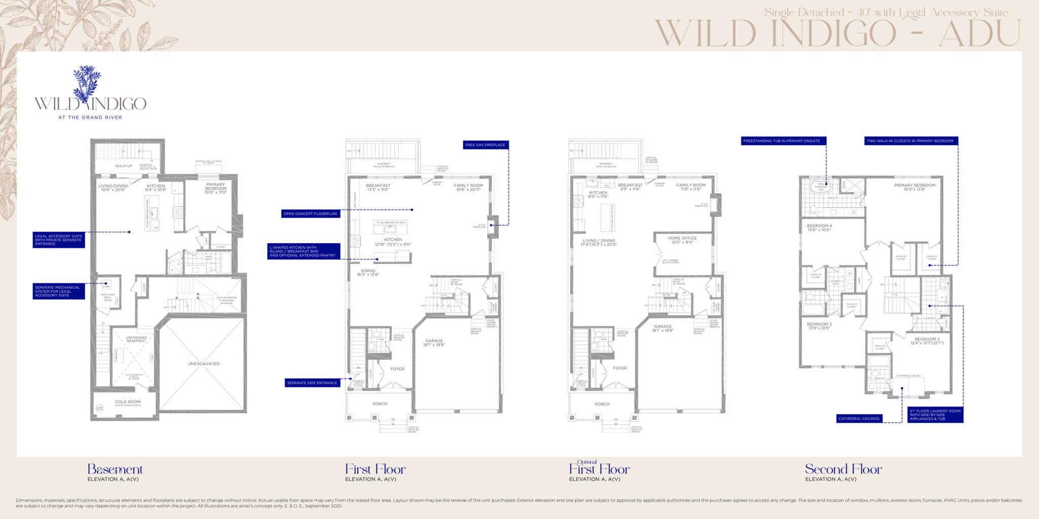 Wild Indigo - ADU floor plan