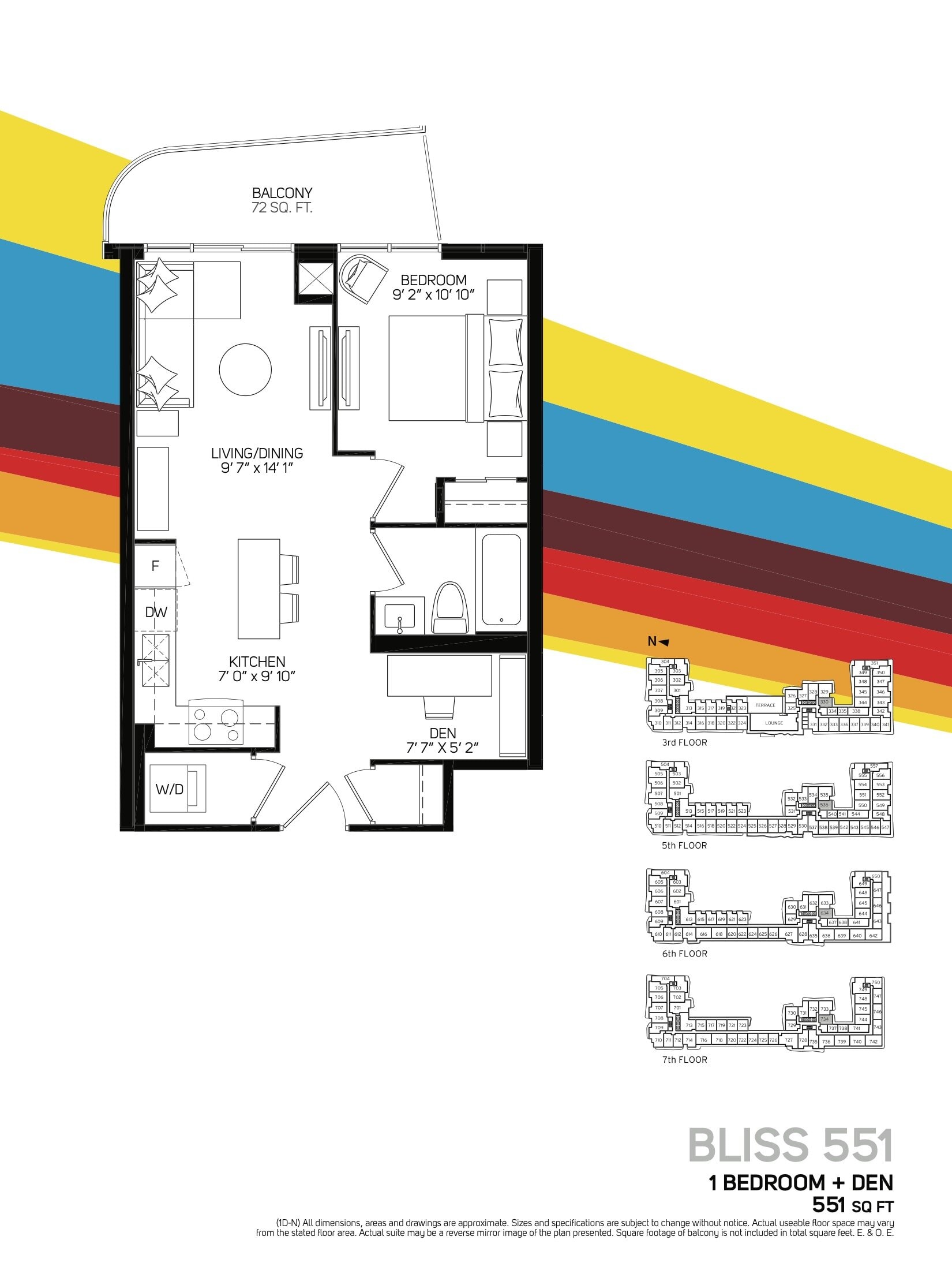 BLISS 551 floor plan