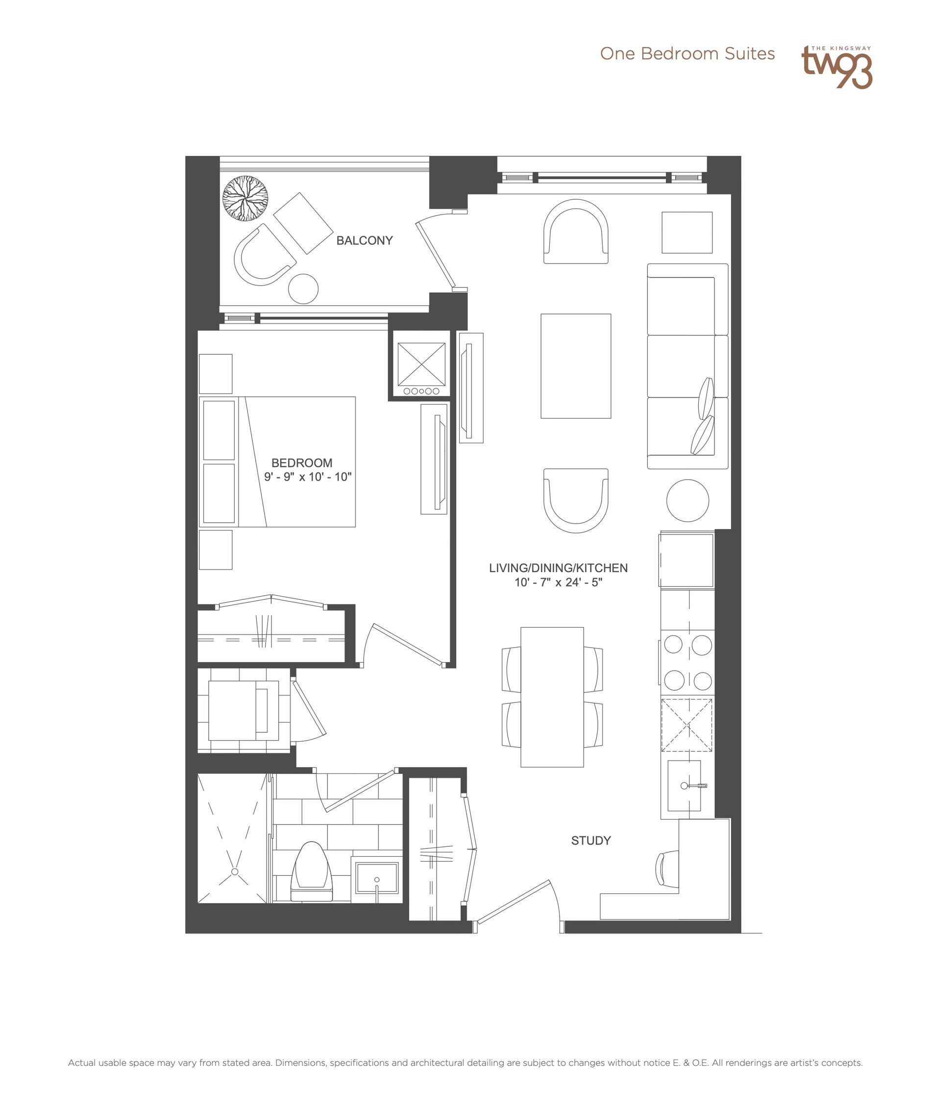Suite 1-A floor plan