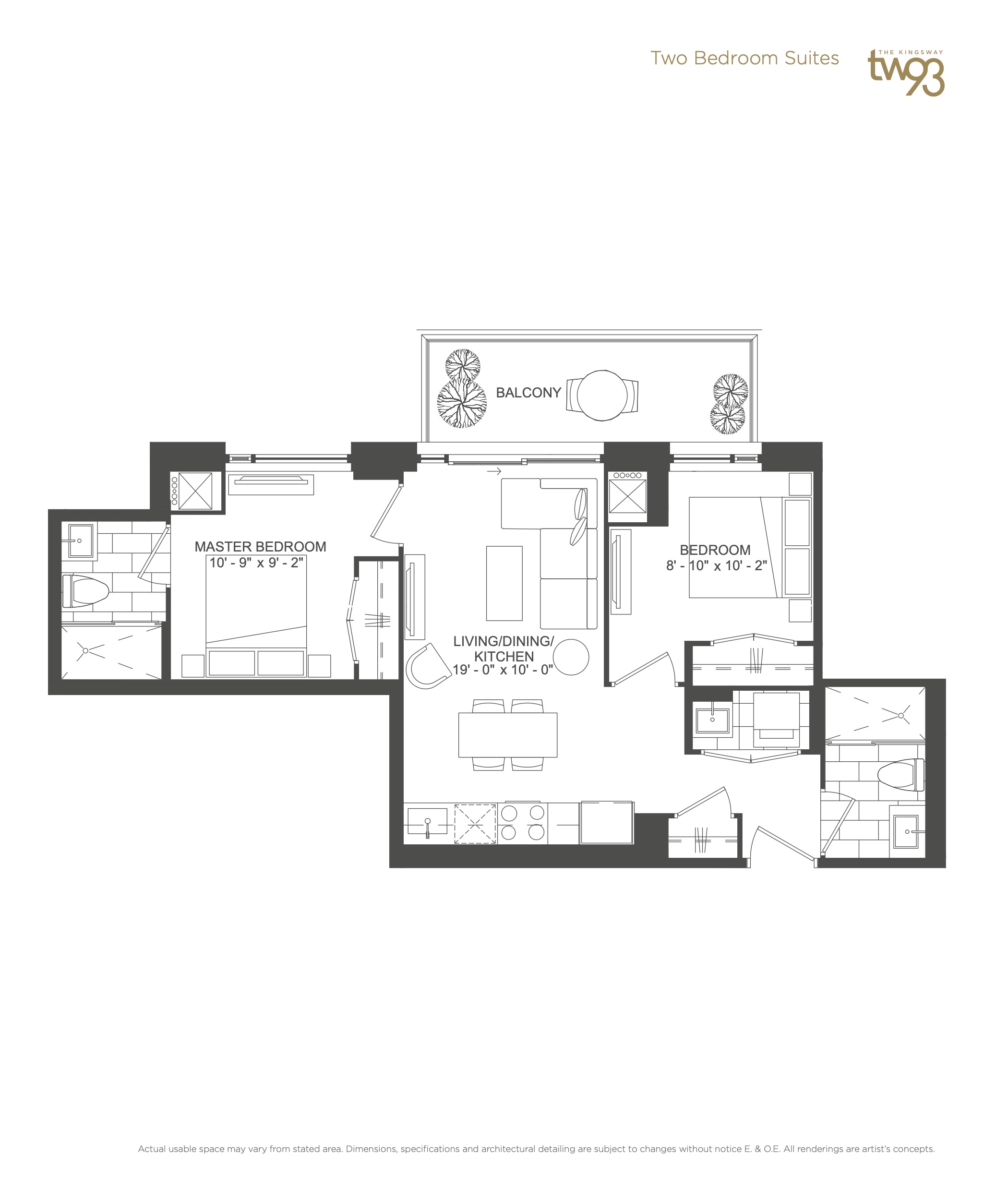Suite 2-A floor plan