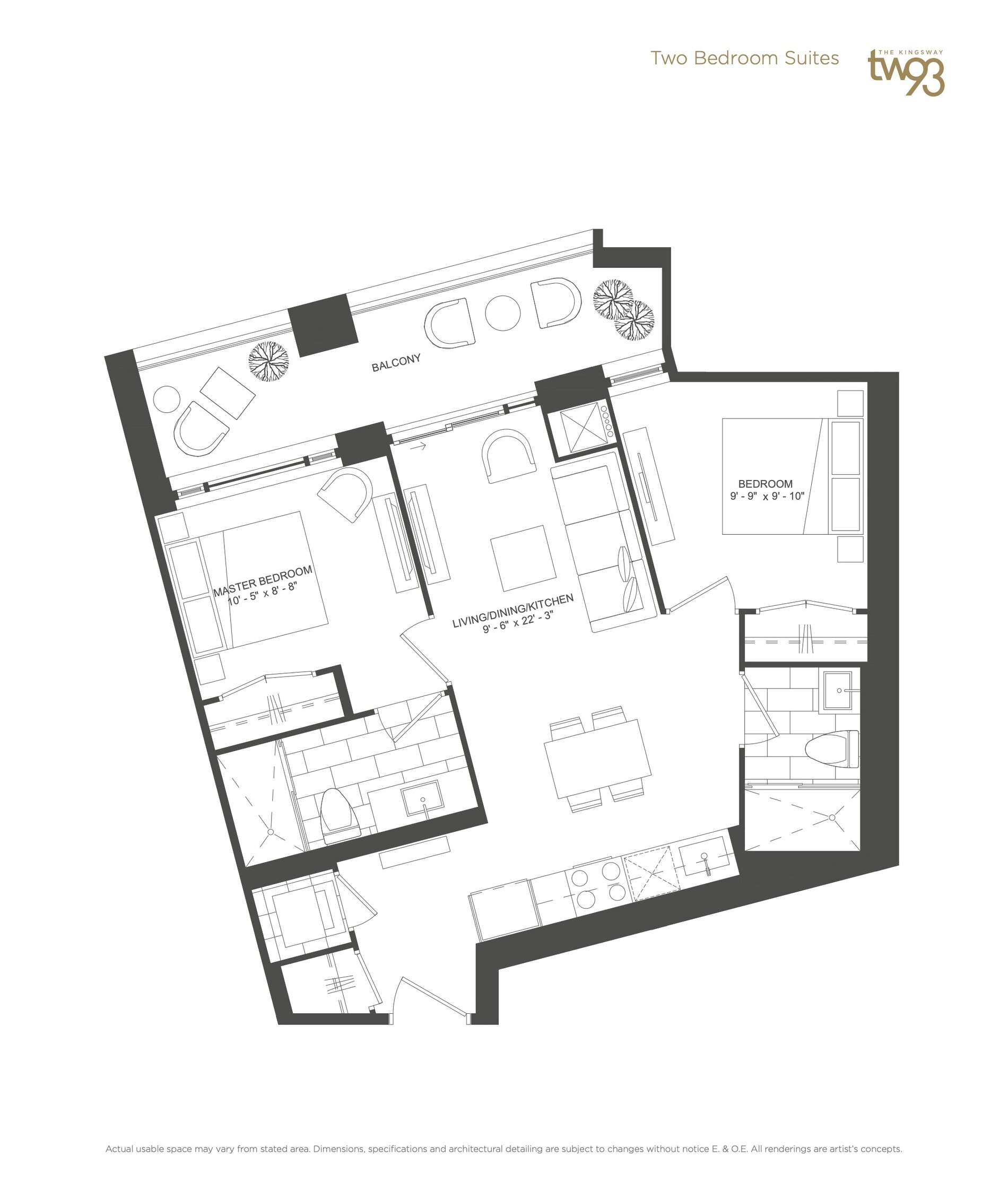 Suite 2-B floor plan