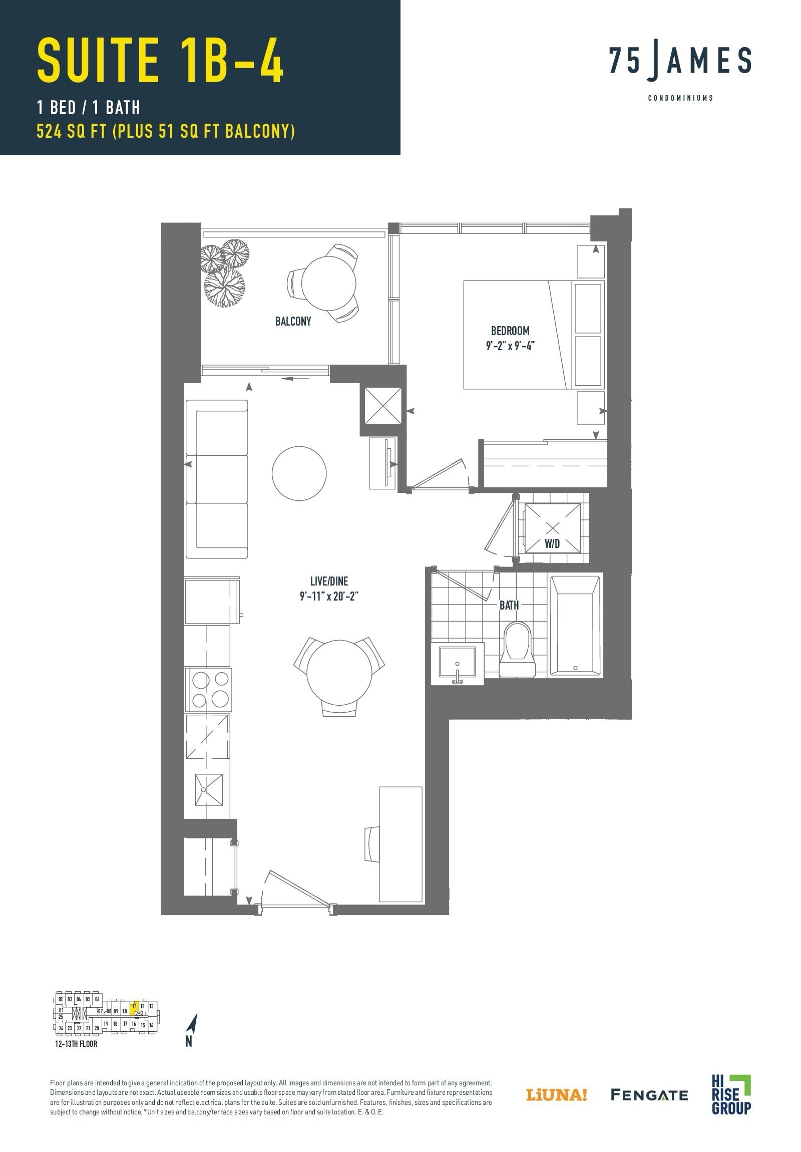 Suite 1B-4 floor plan