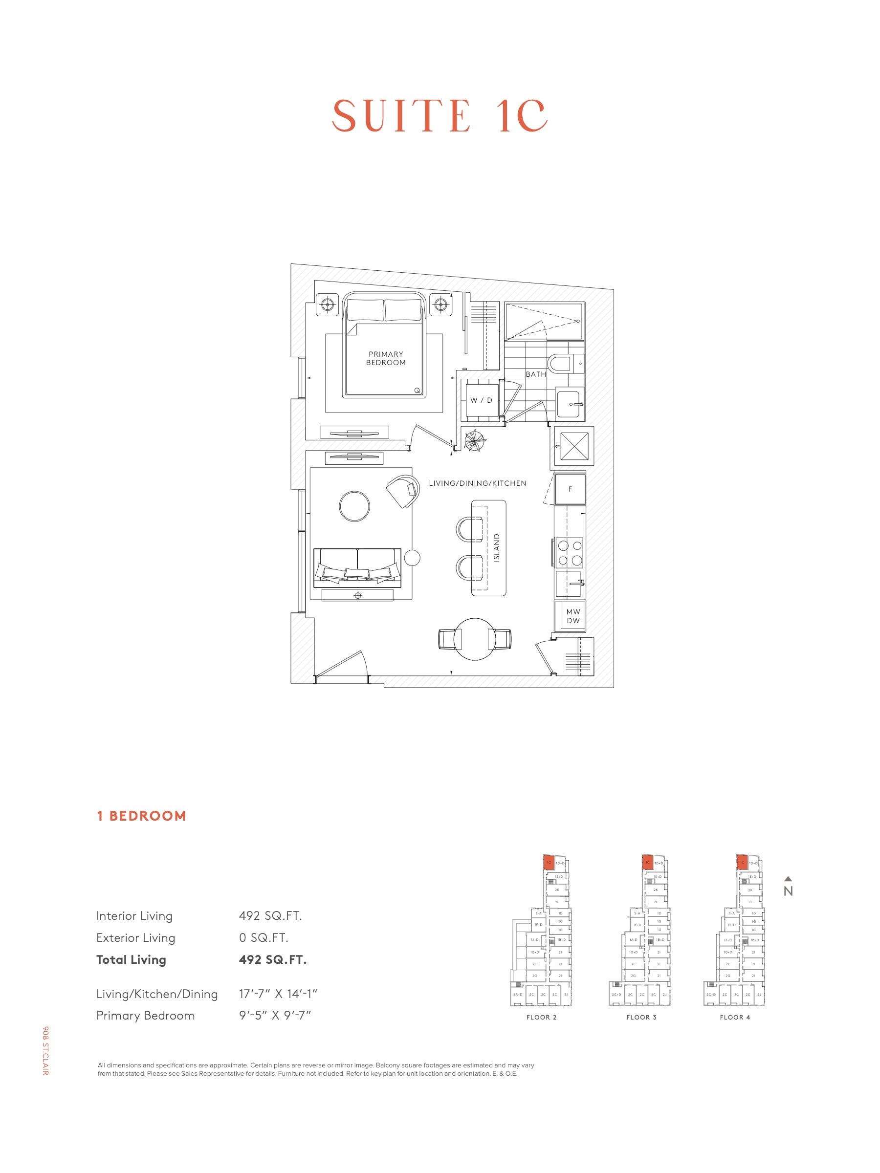 Suite 1C floor plan
