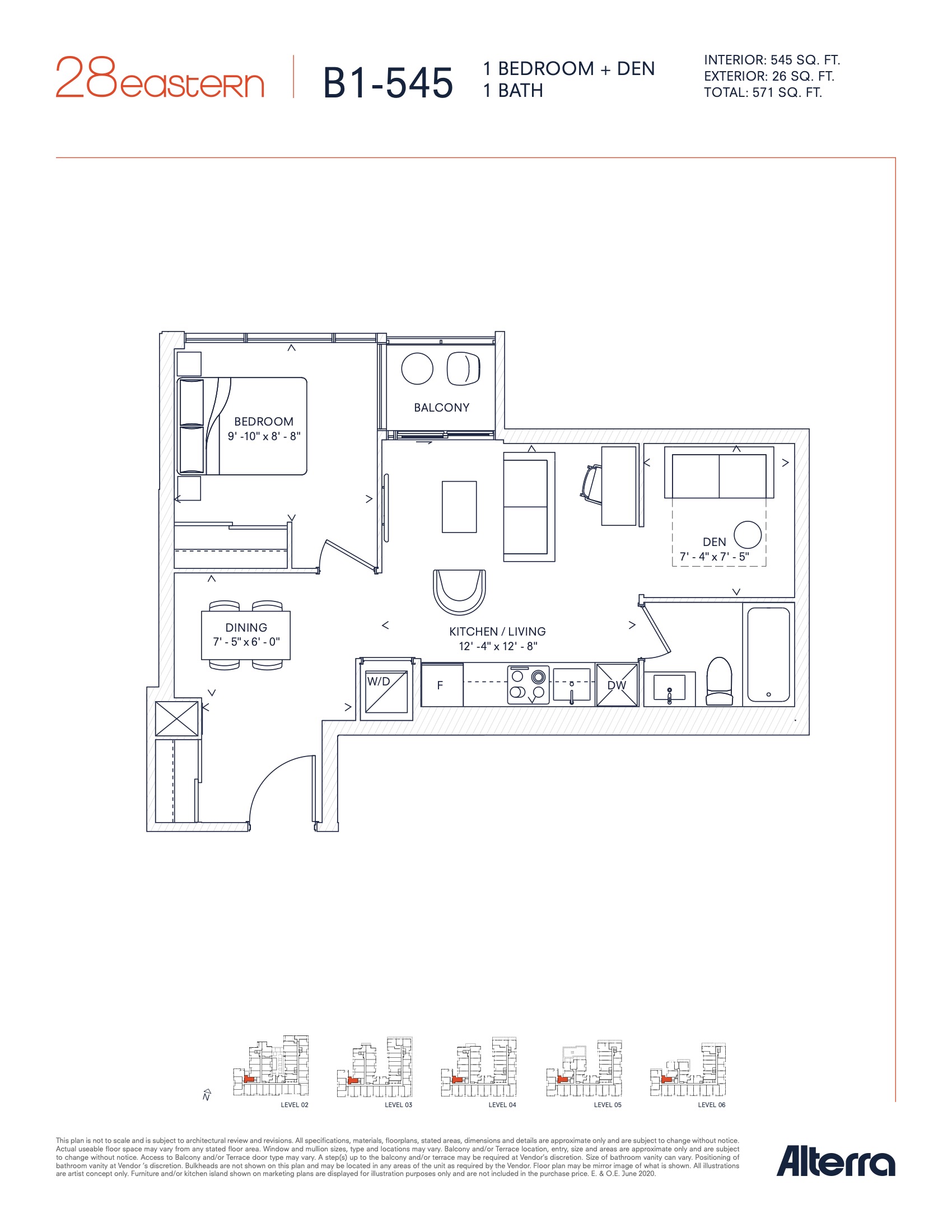 B1-545 floor plan