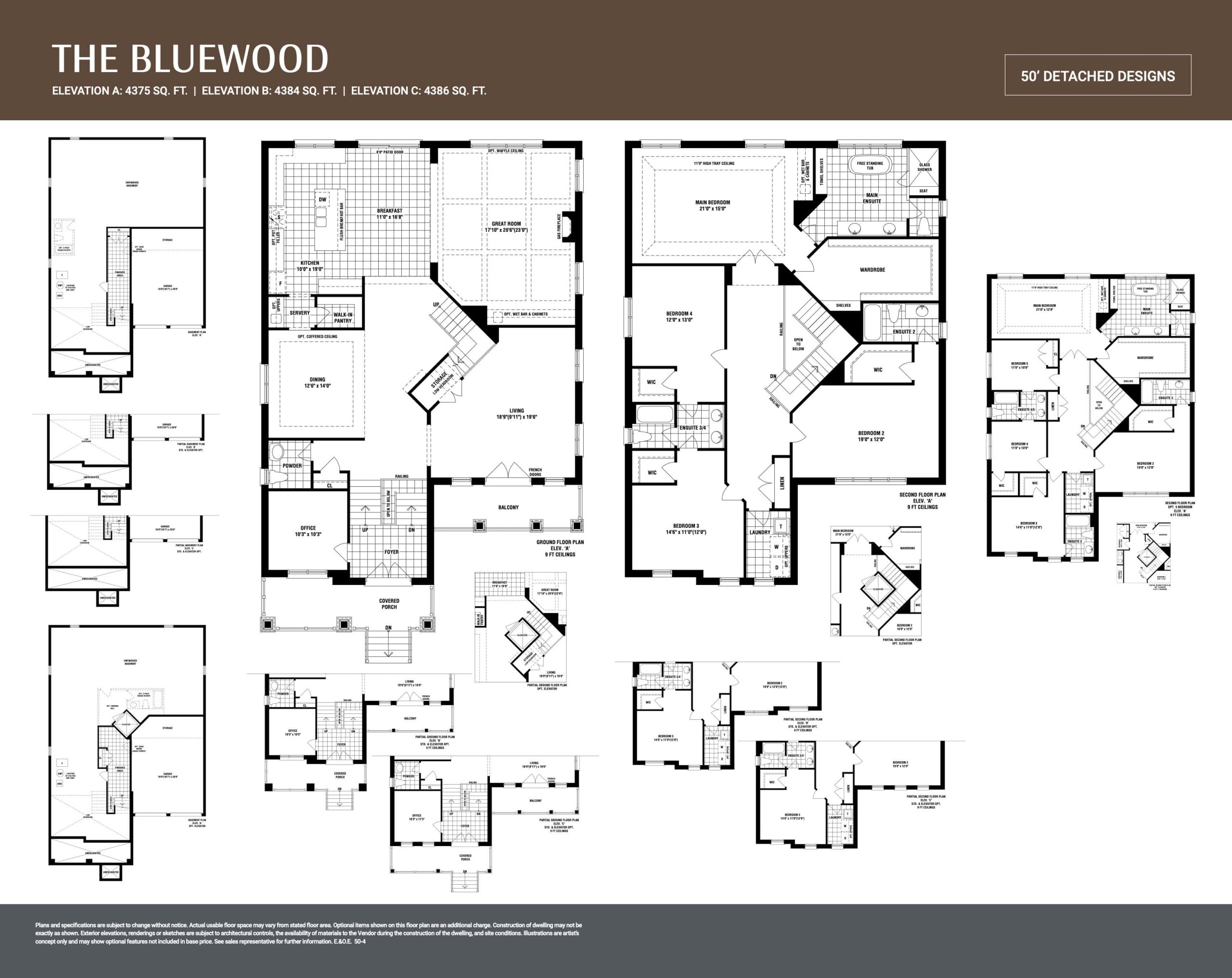 The Bluewood floor plan