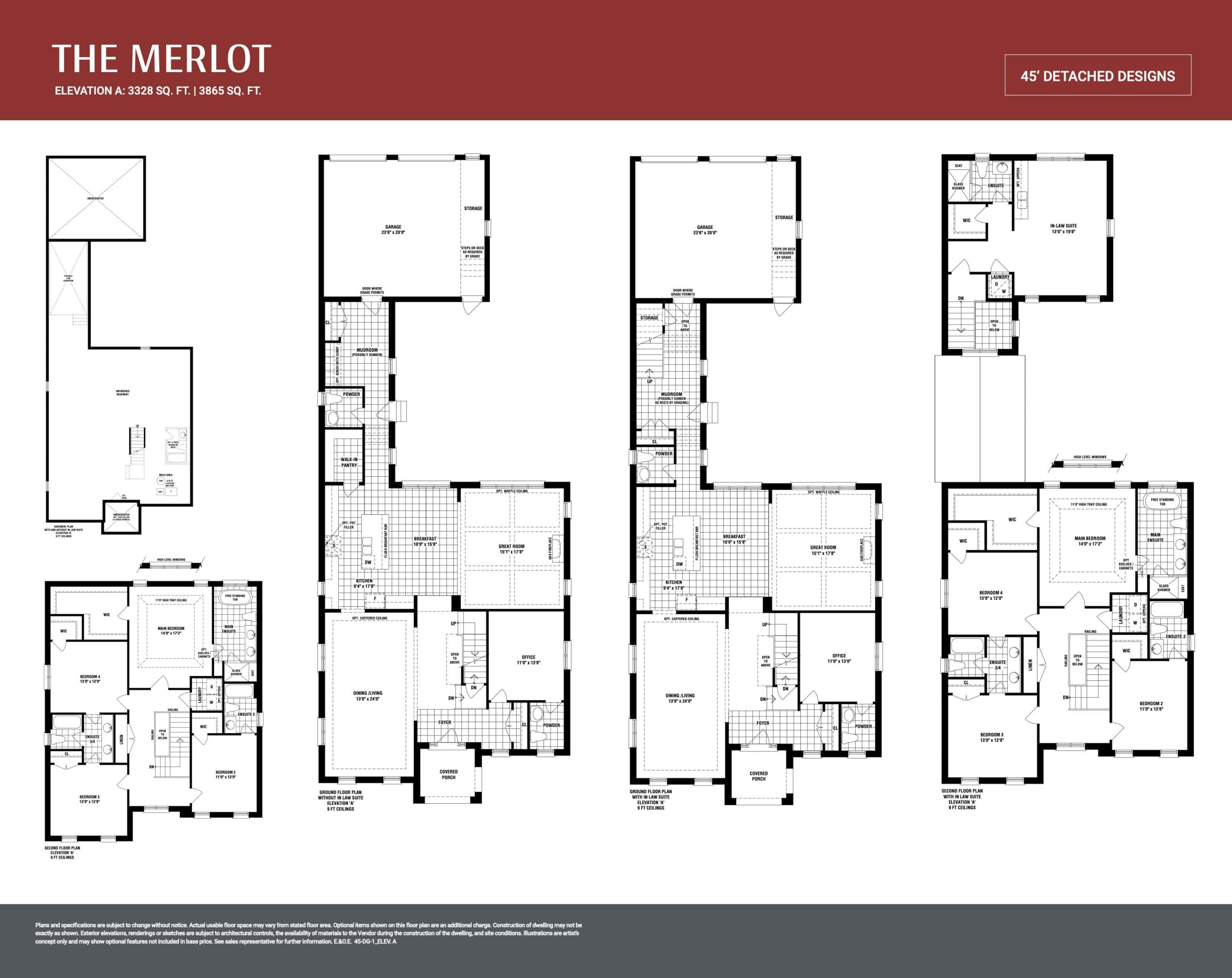 The Merlot (Elevation A) floor plan