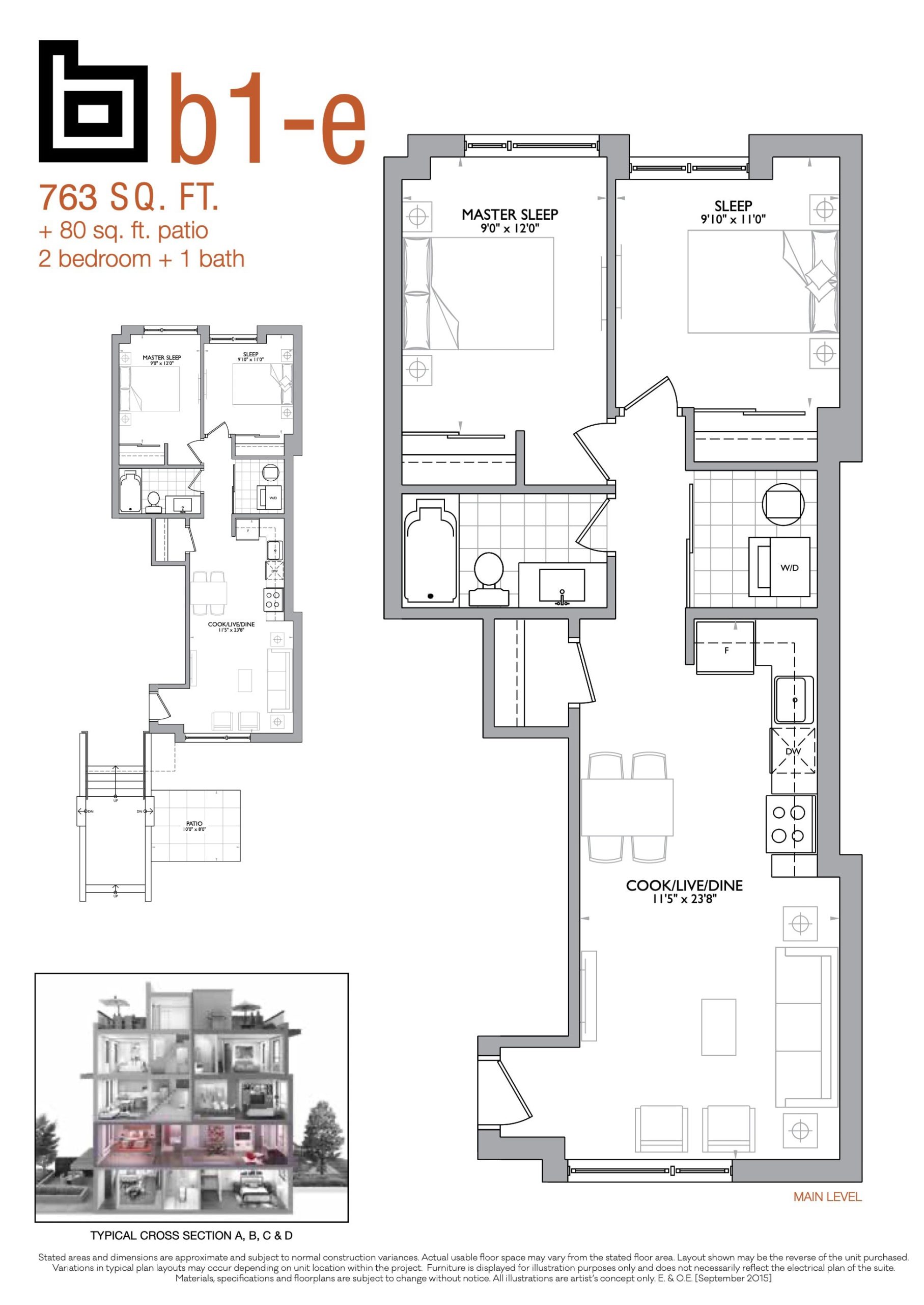 b1-e floor plan