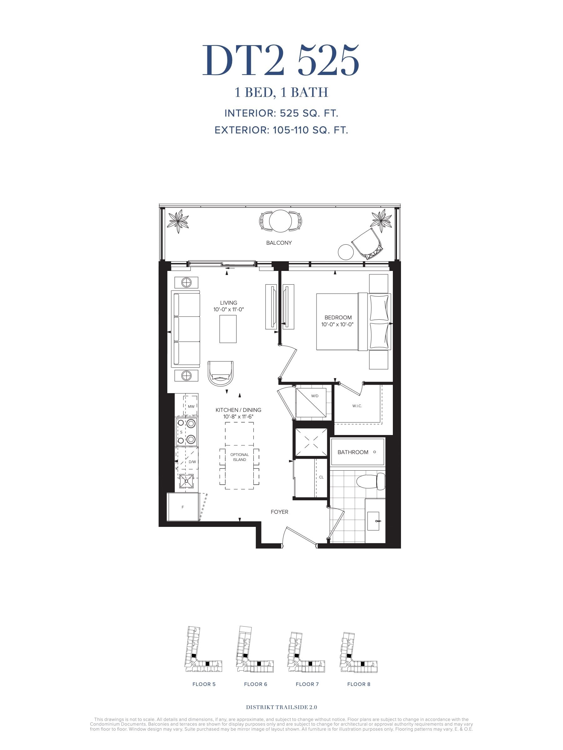 DT2 525 floor plan