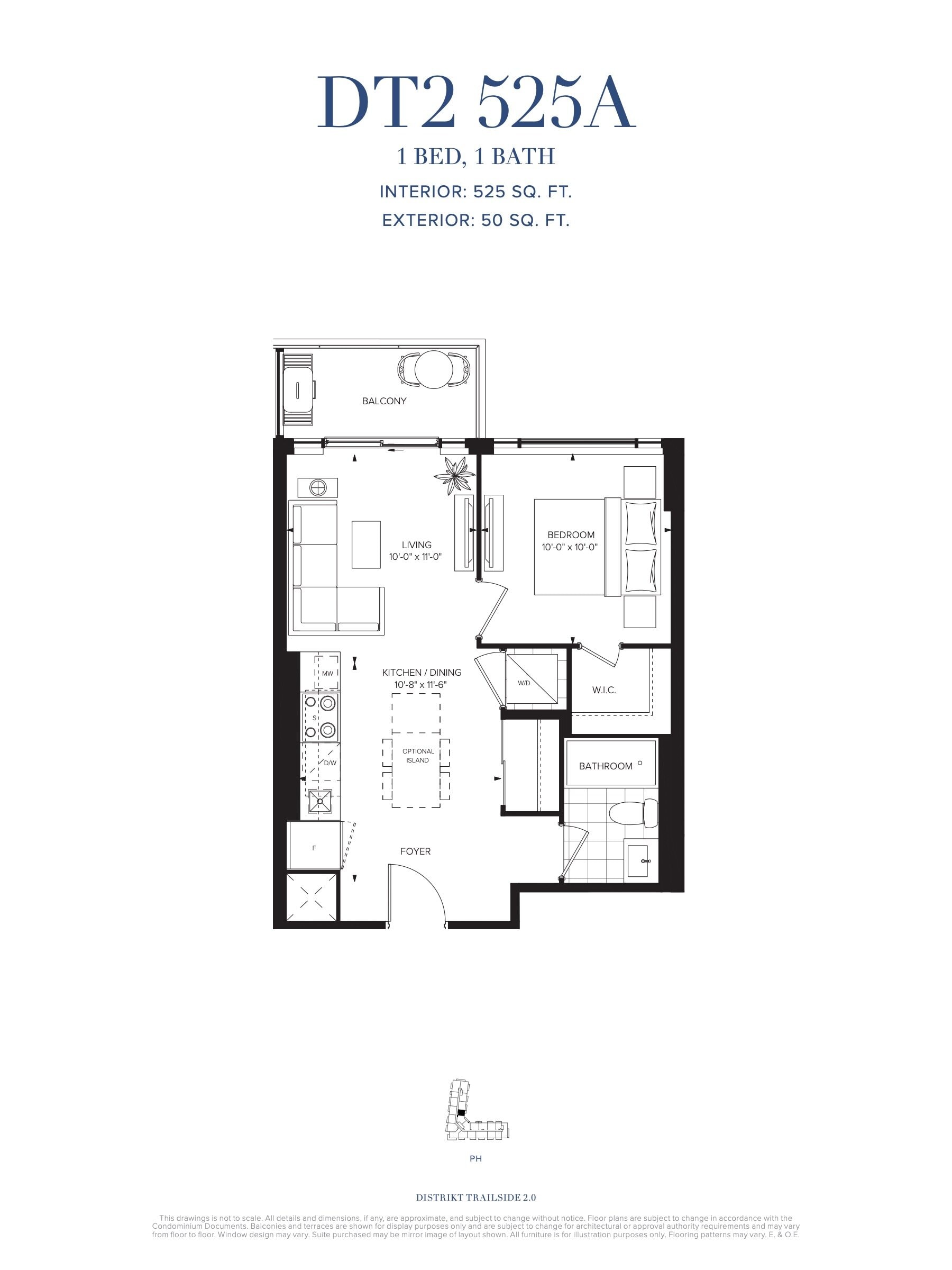 DT2 525A floor plan