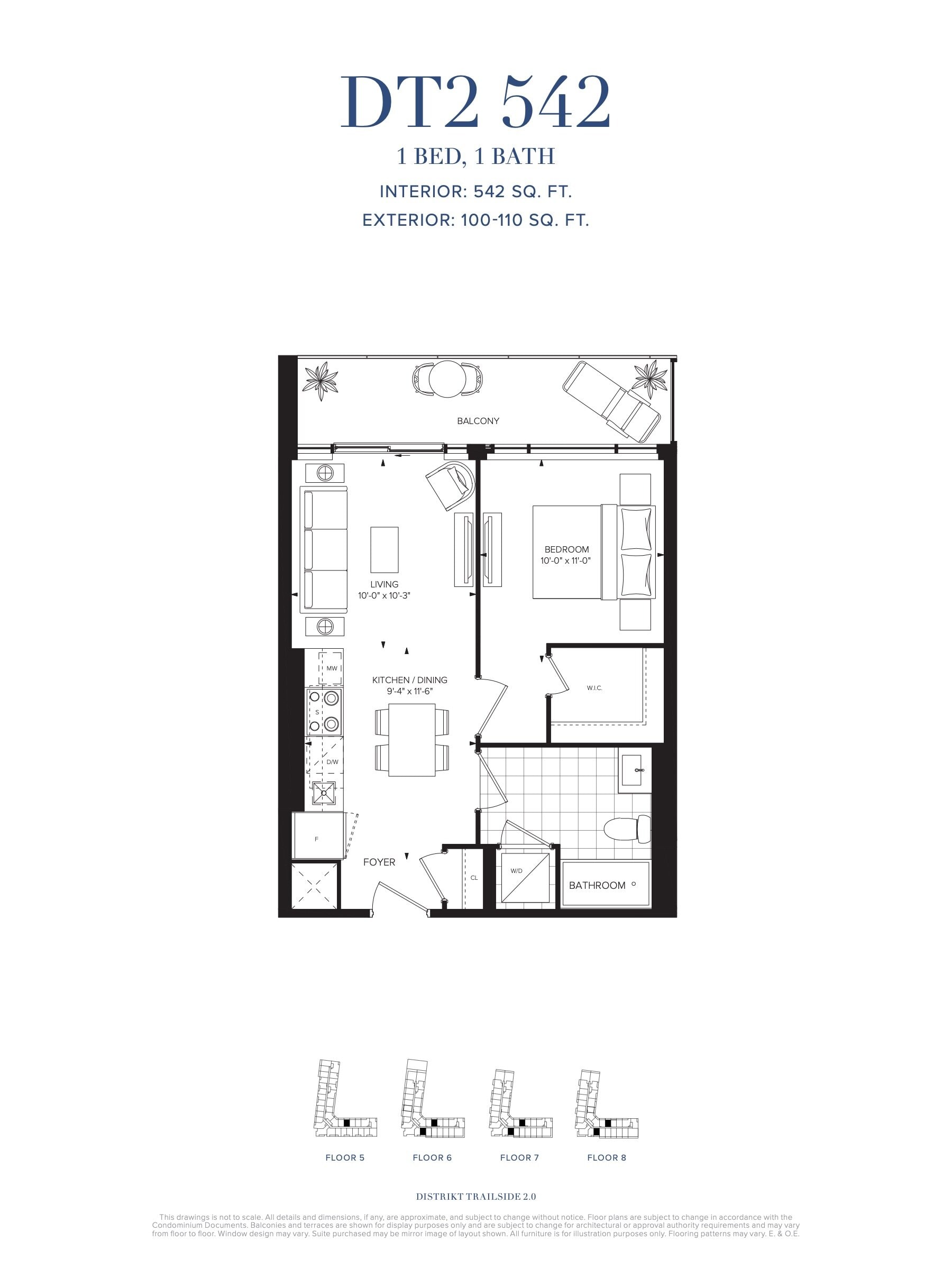 DT2 542 floor plan