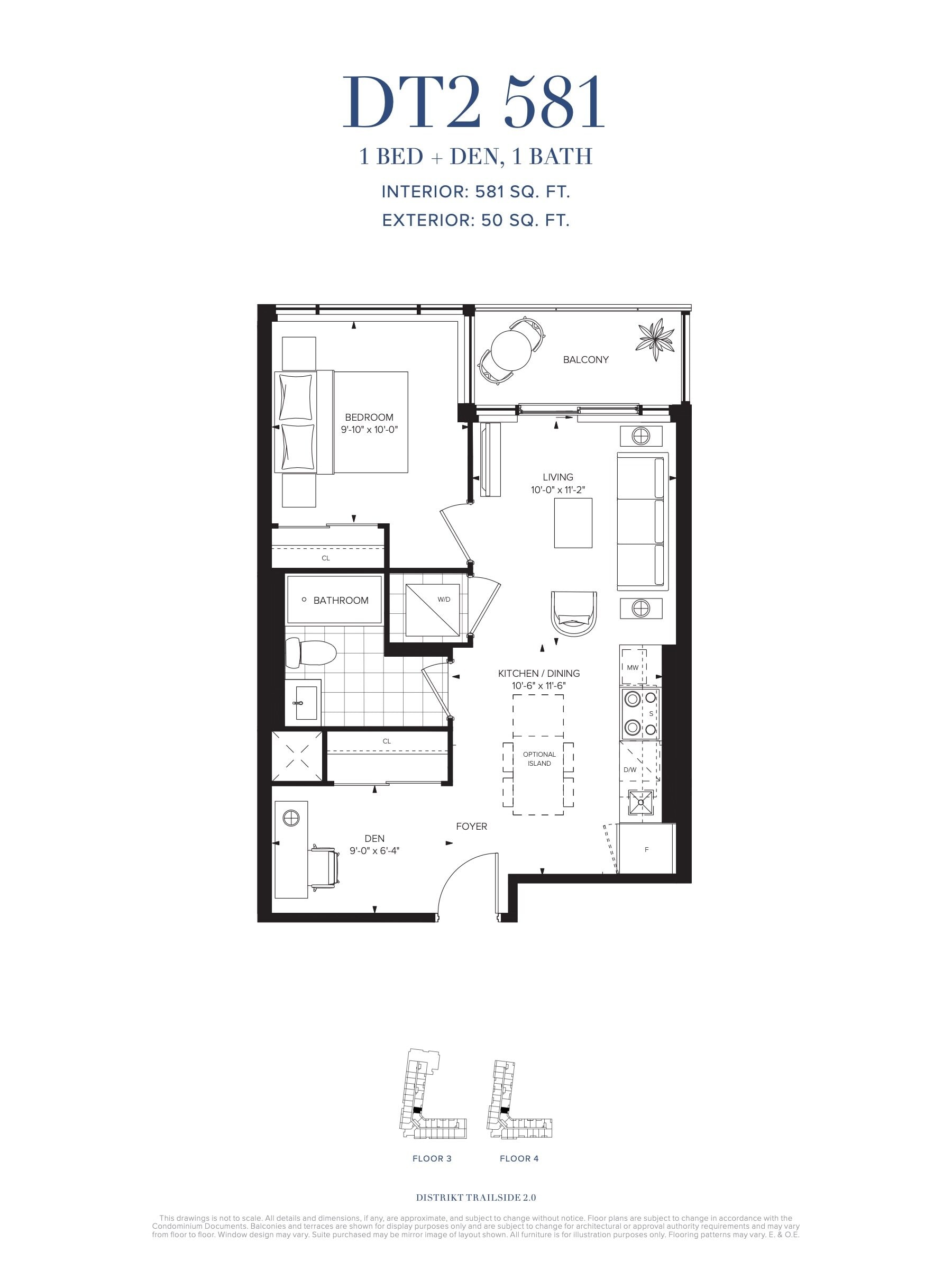 DT2 581 floor plan