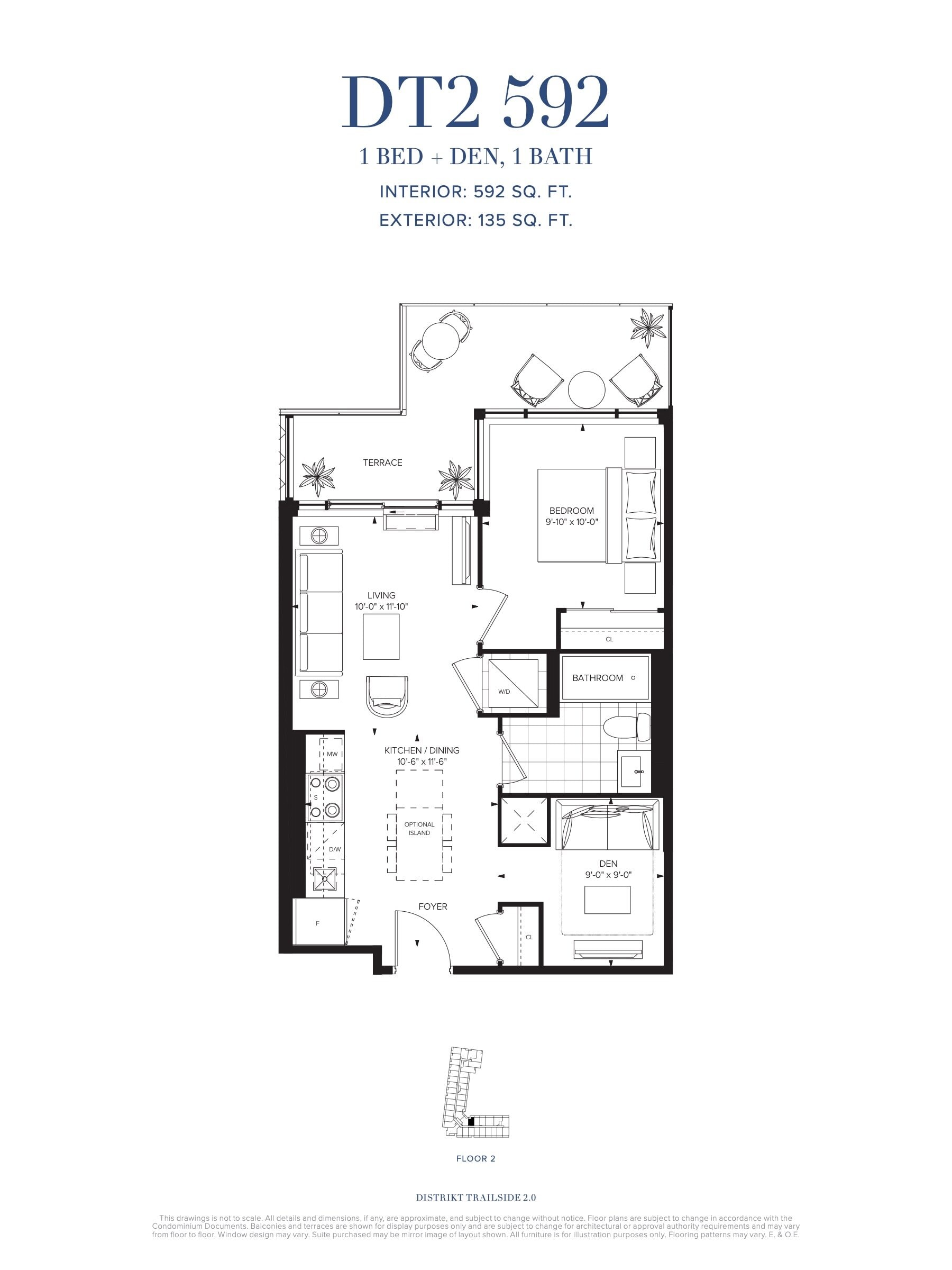 DT2 592 floor plan