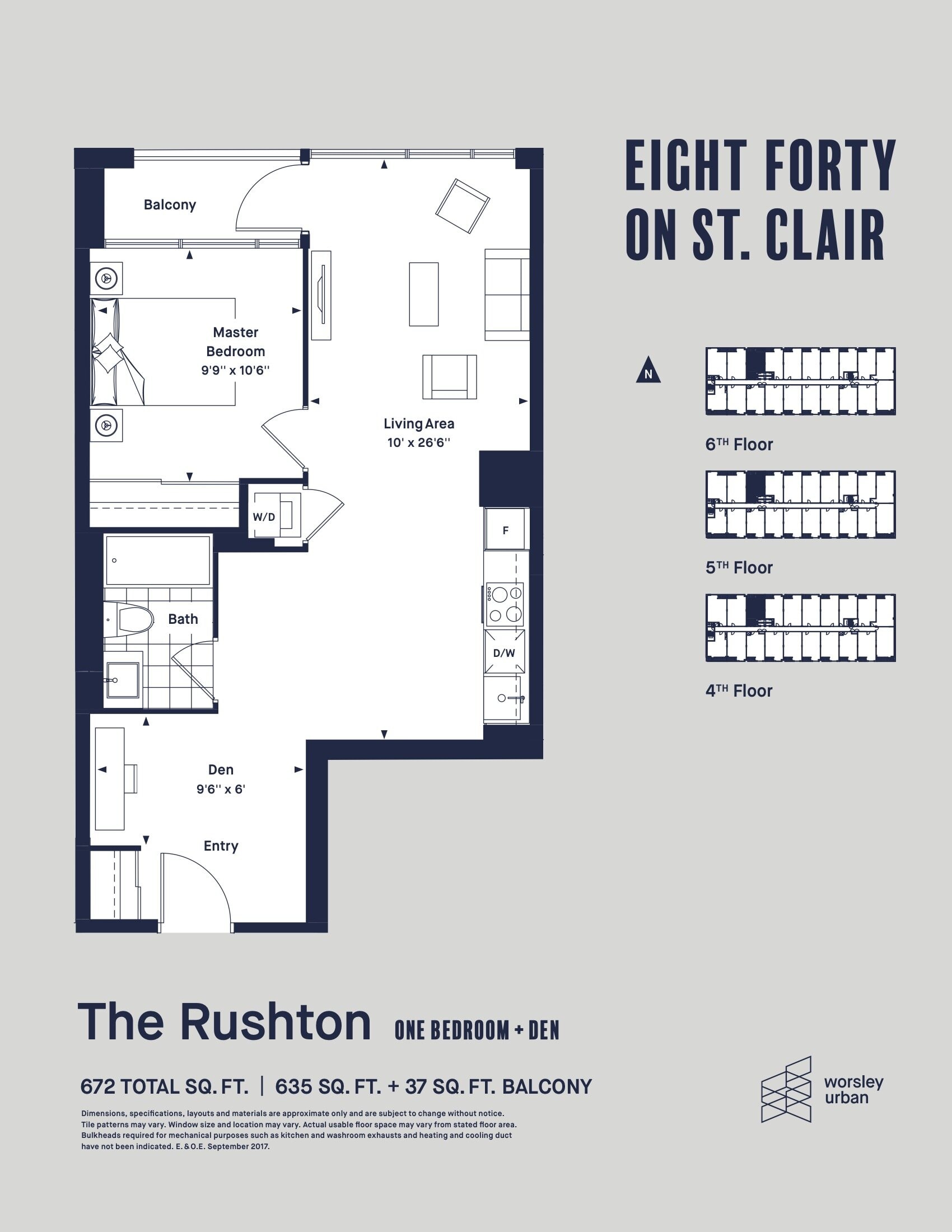 The Rushton floor plan