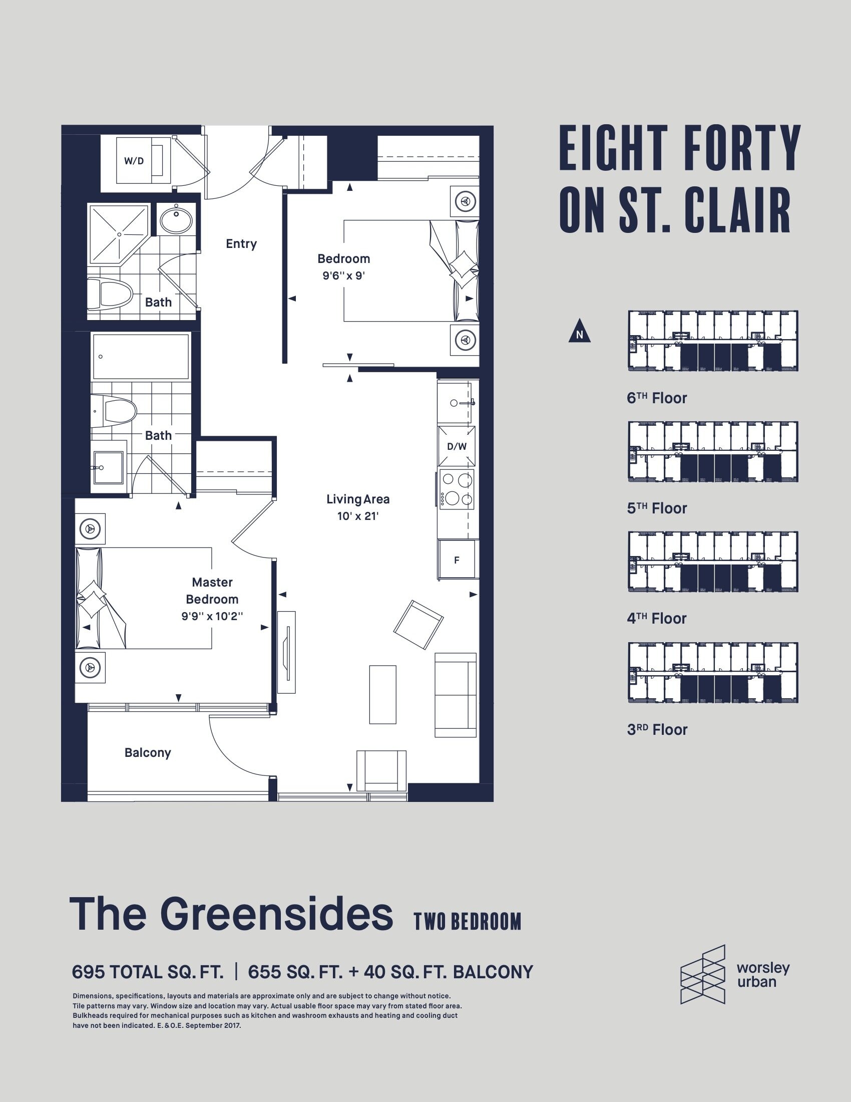 The Greensides floor plan