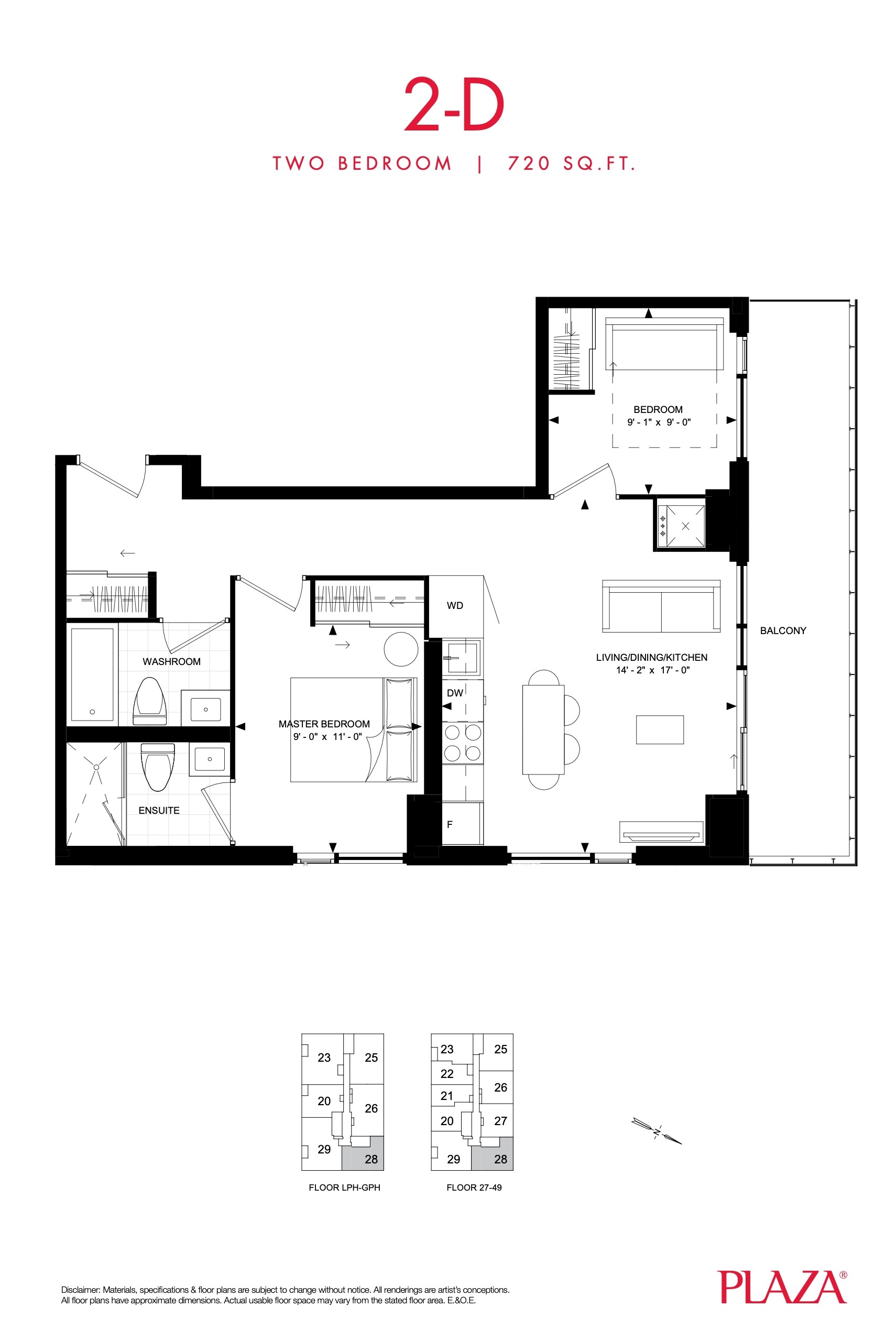 2-D floor plan