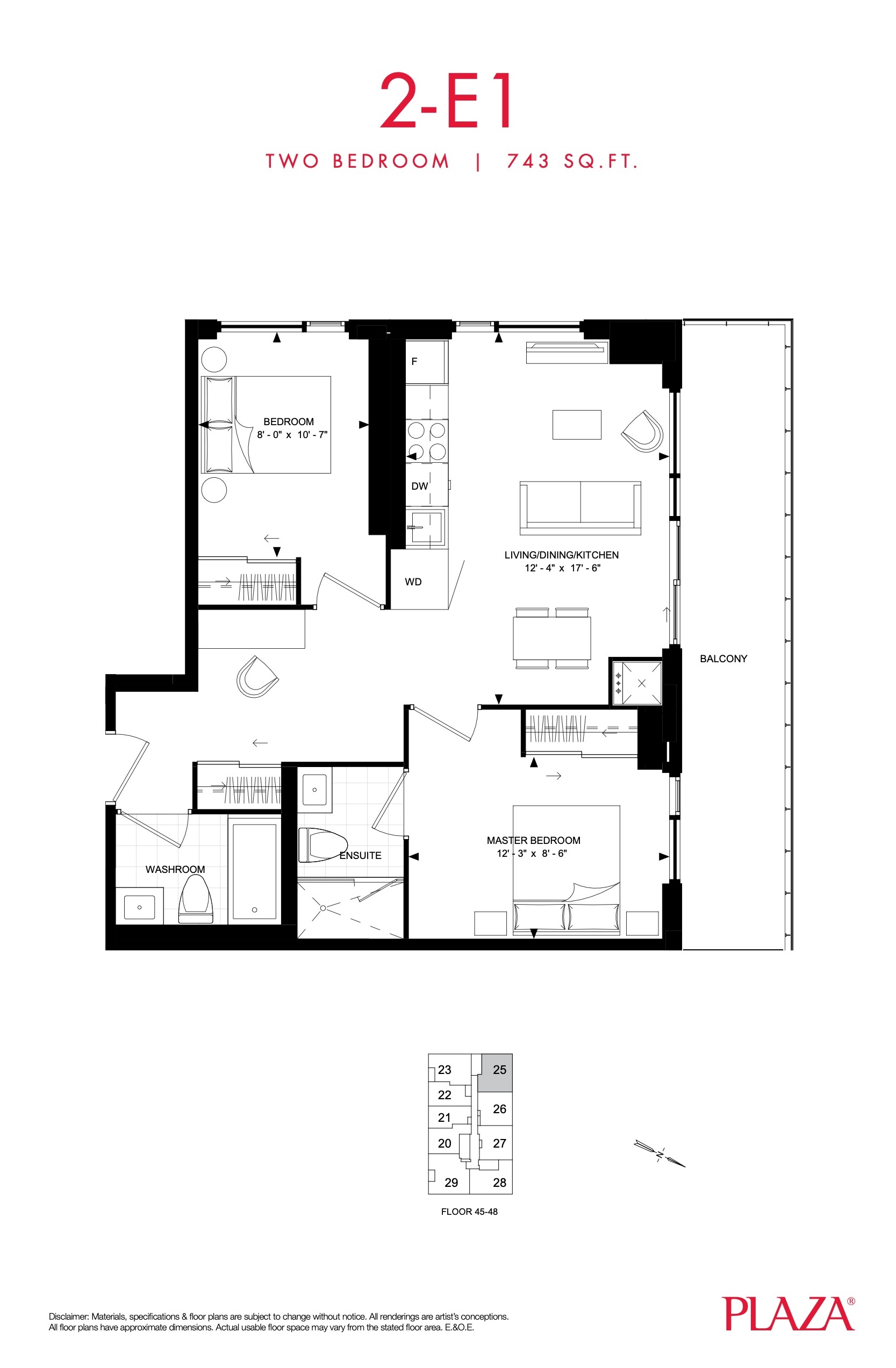 2-E1 floor plan