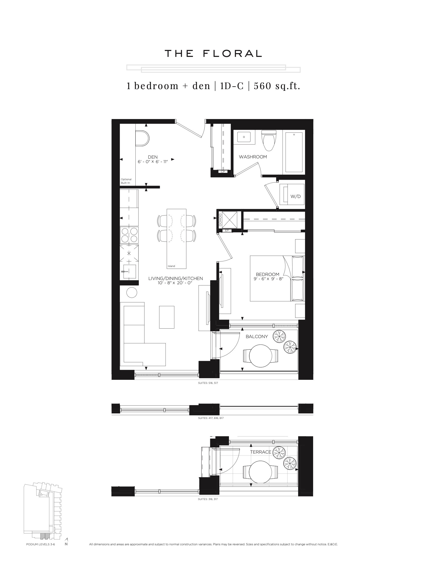 The Floral floor plan