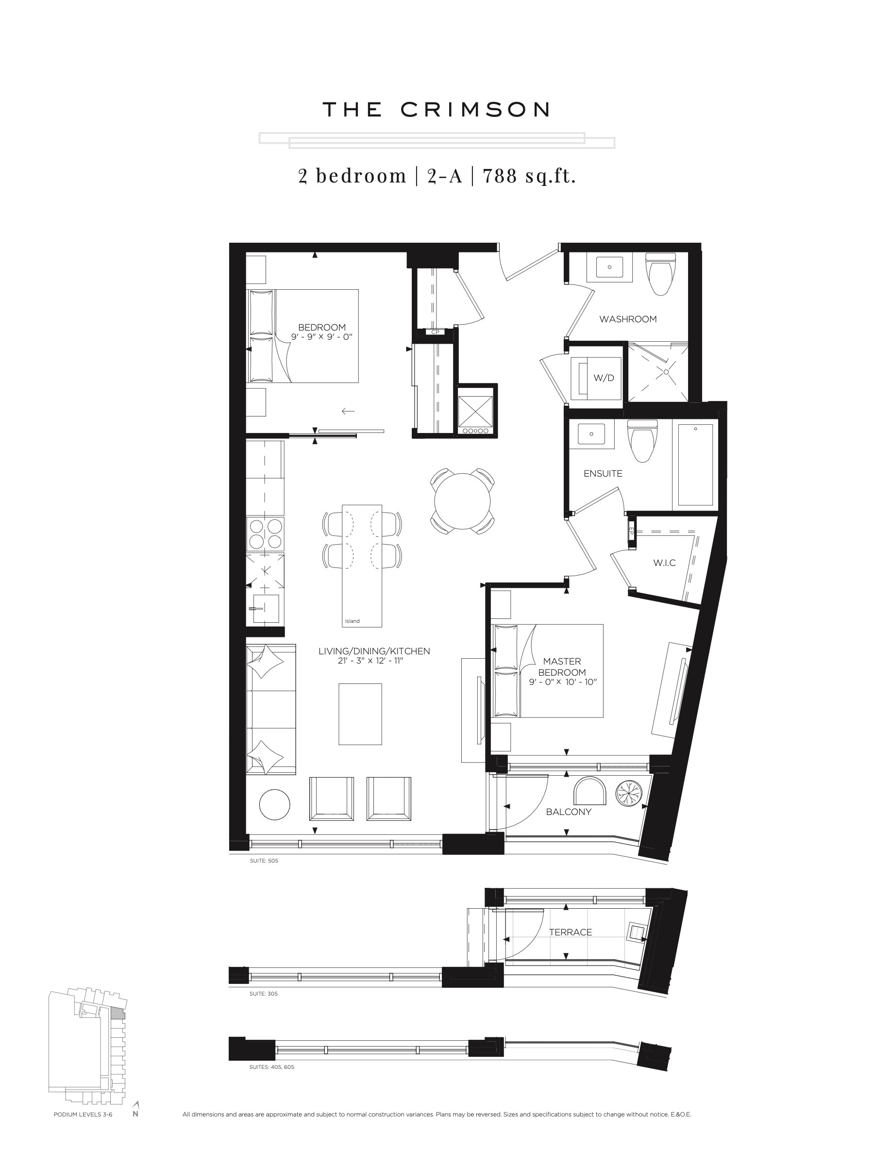 The Crimson floor plan