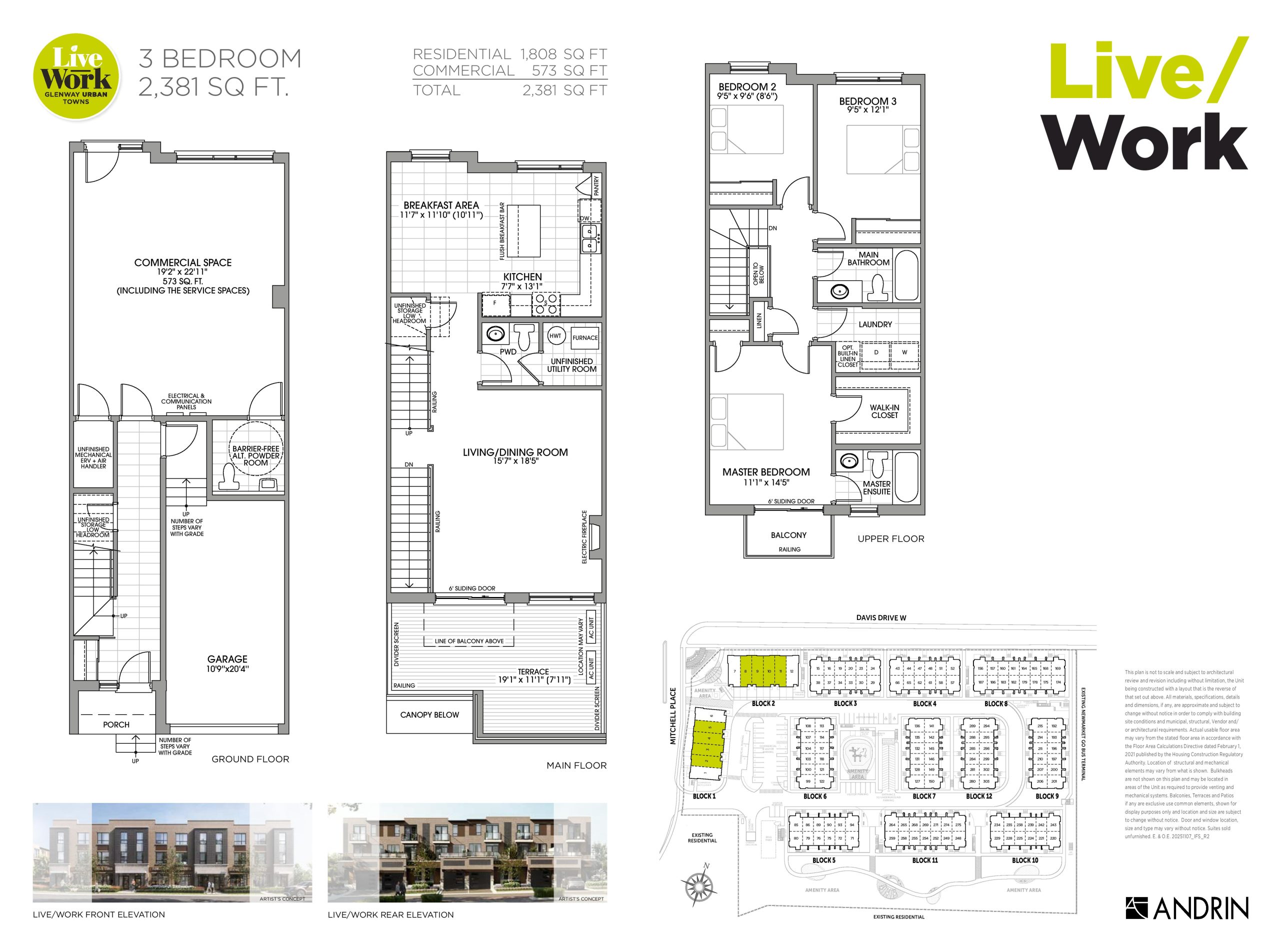 Live/Work 1808 floor plan
