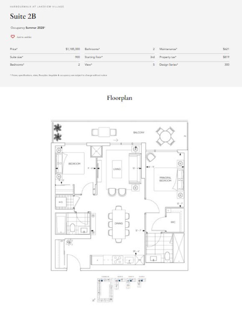 Suite 2B floor plan