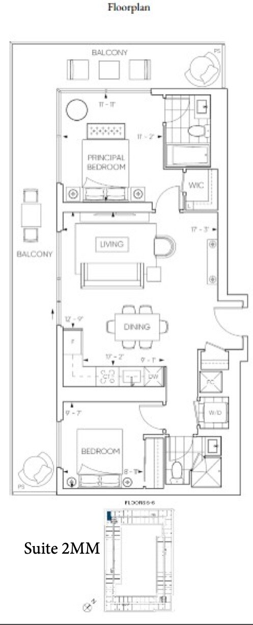 Suite 2MM floor plan