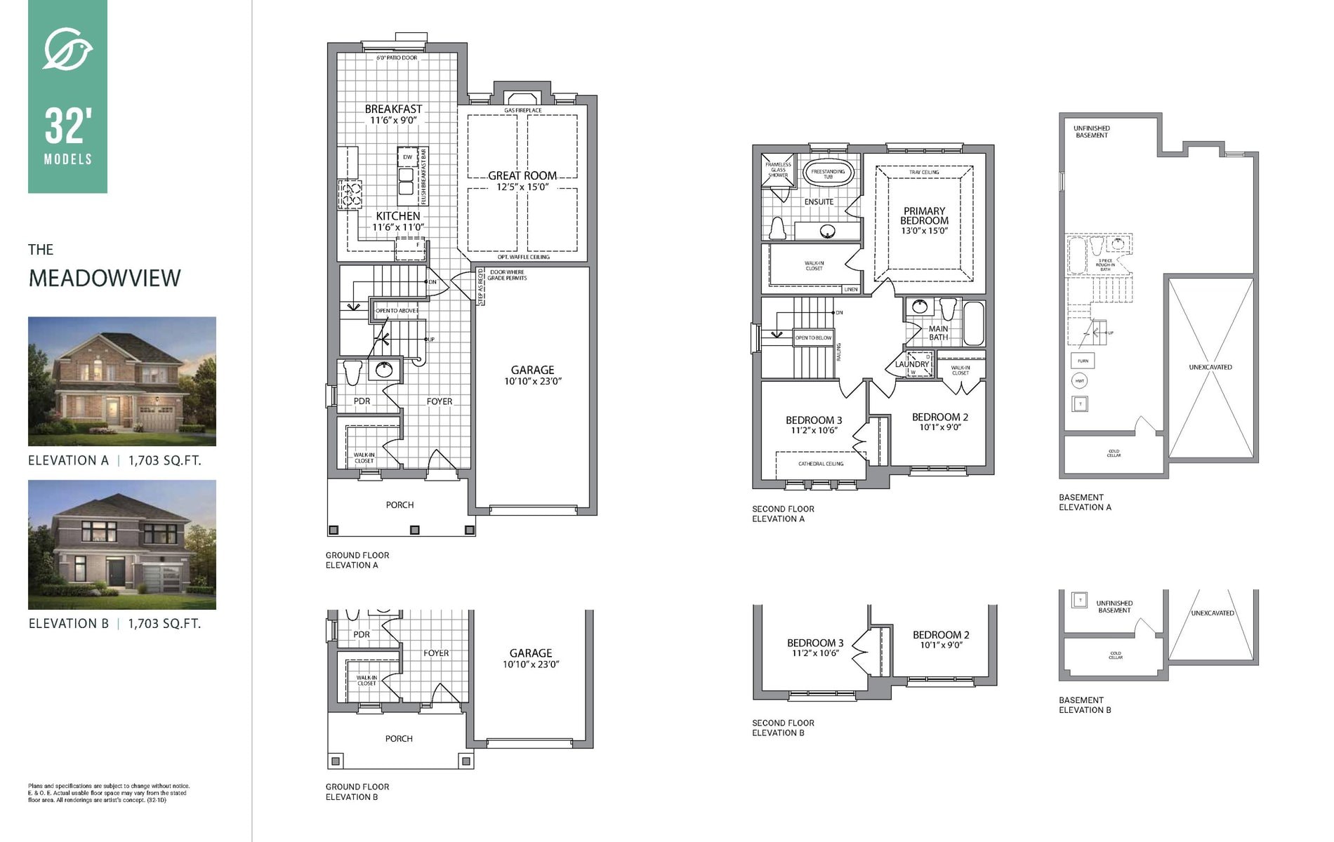 The Meadowview floor plan