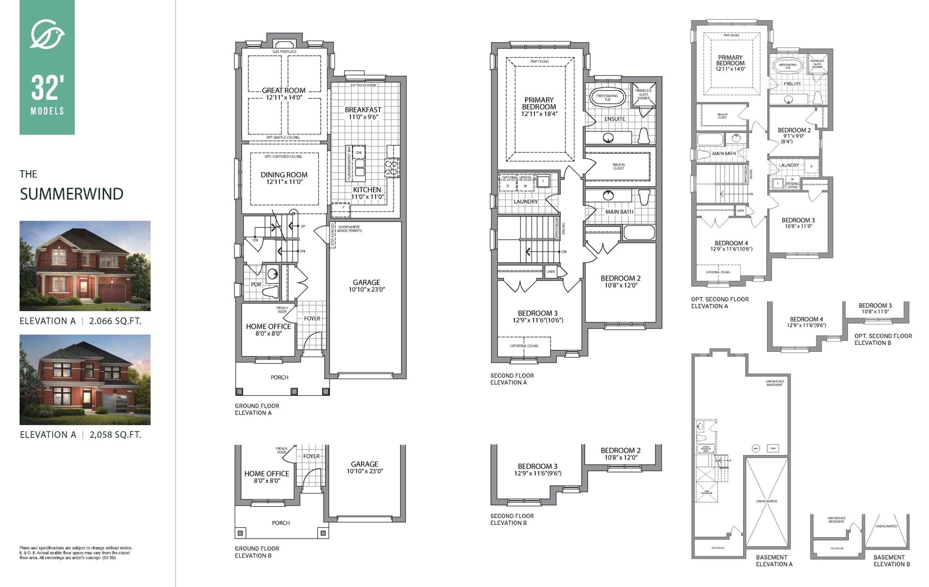 The Summerwind floor plan