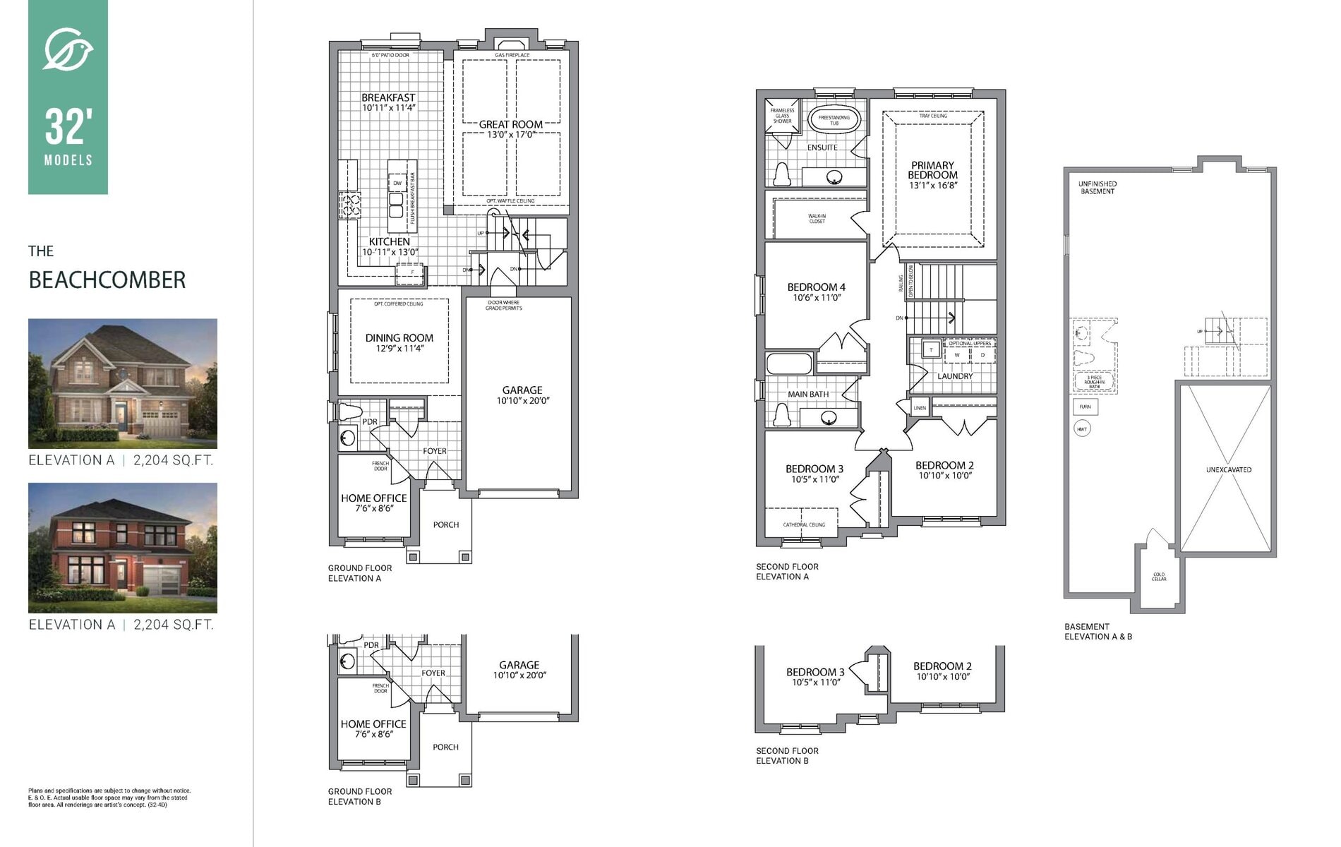 The Beachcomber floor plan