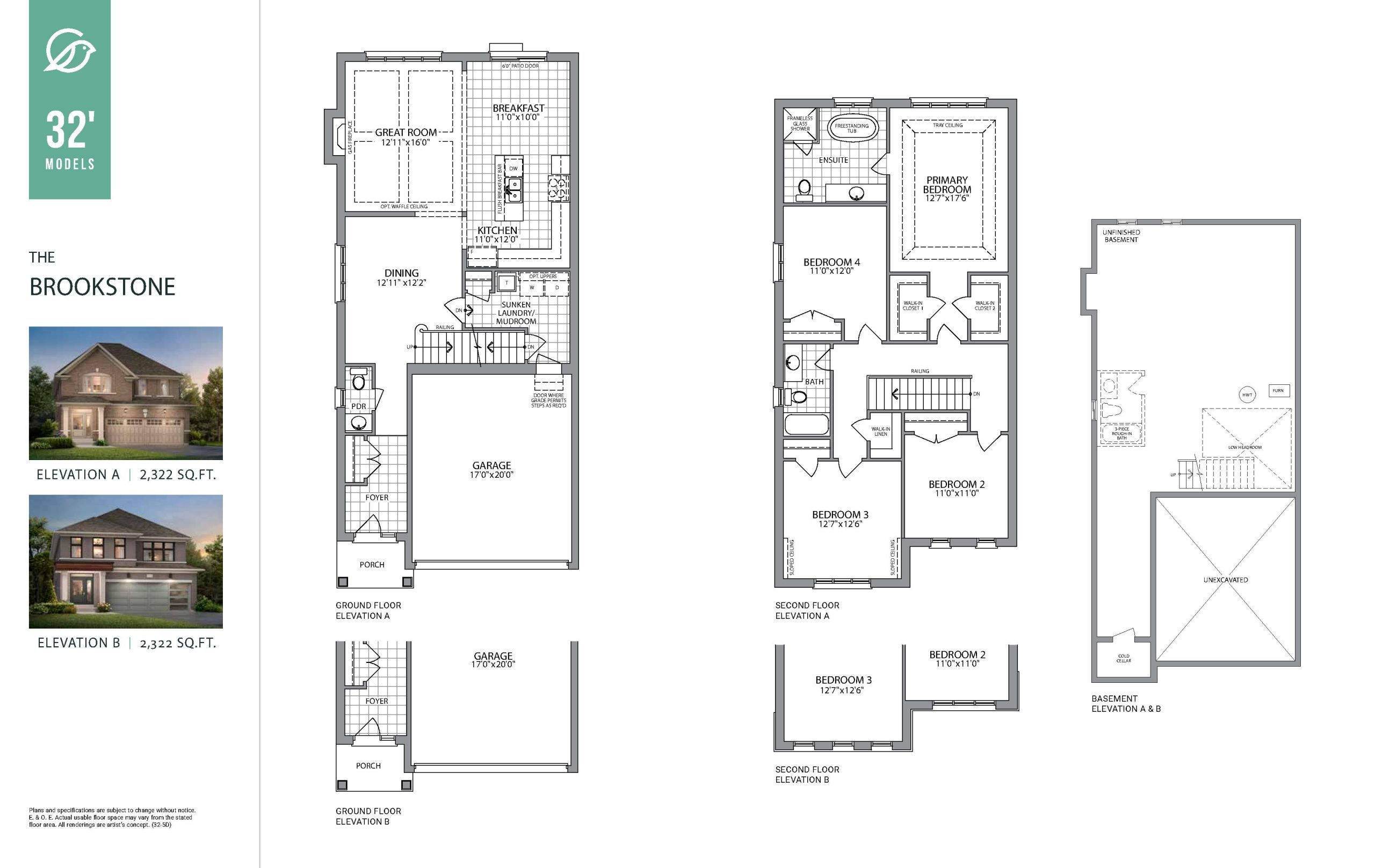 The Brookstone floor plan