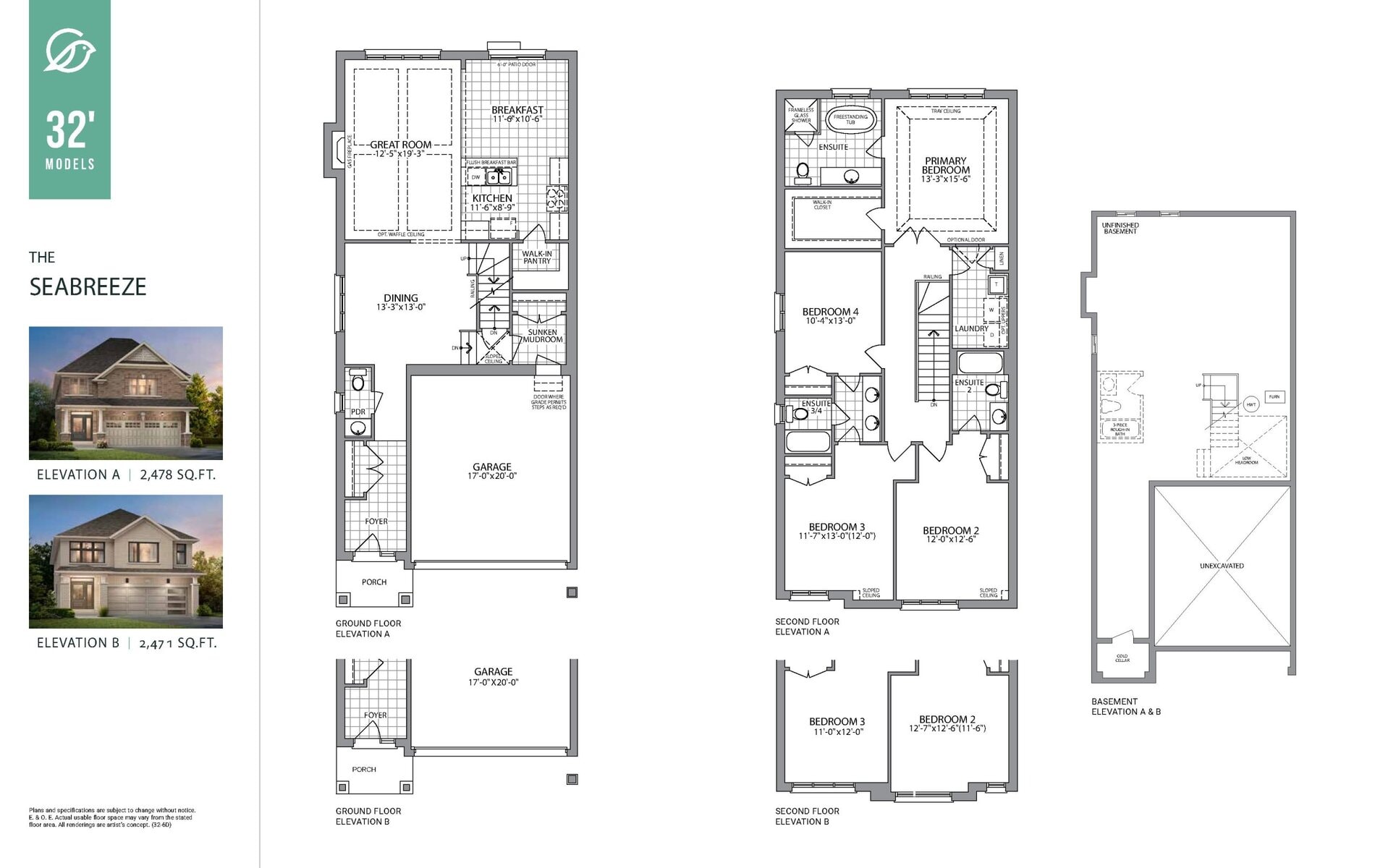 The Seabreeze floor plan