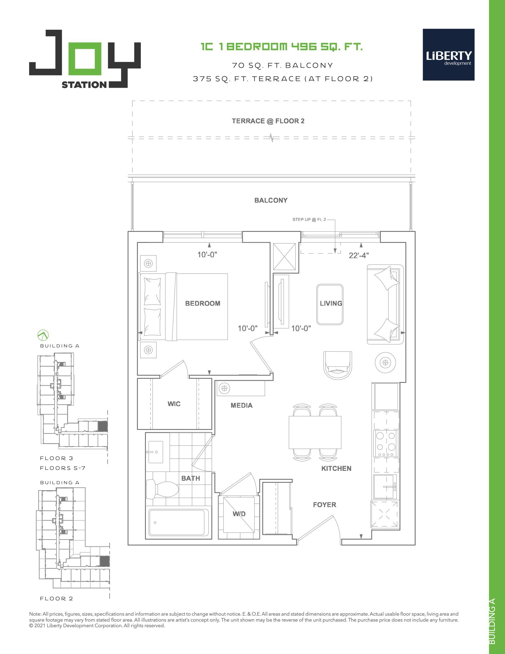 1C (Building A) floor plan