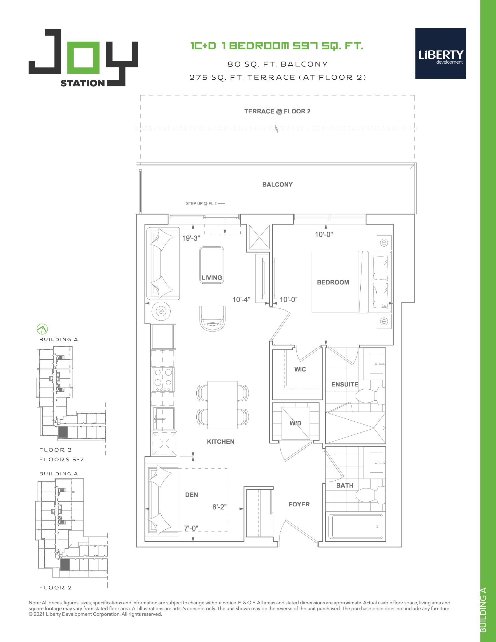 1C+D (Building A) floor plan