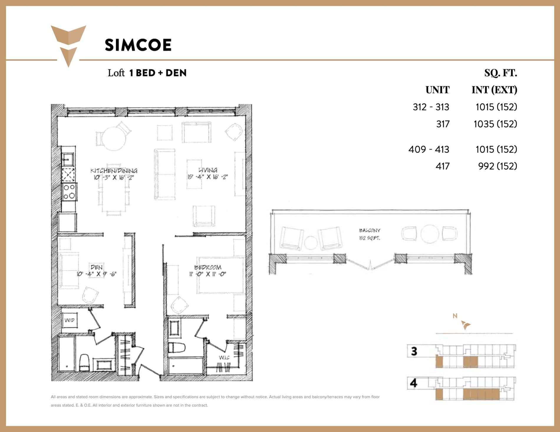 Simcoe floor plan