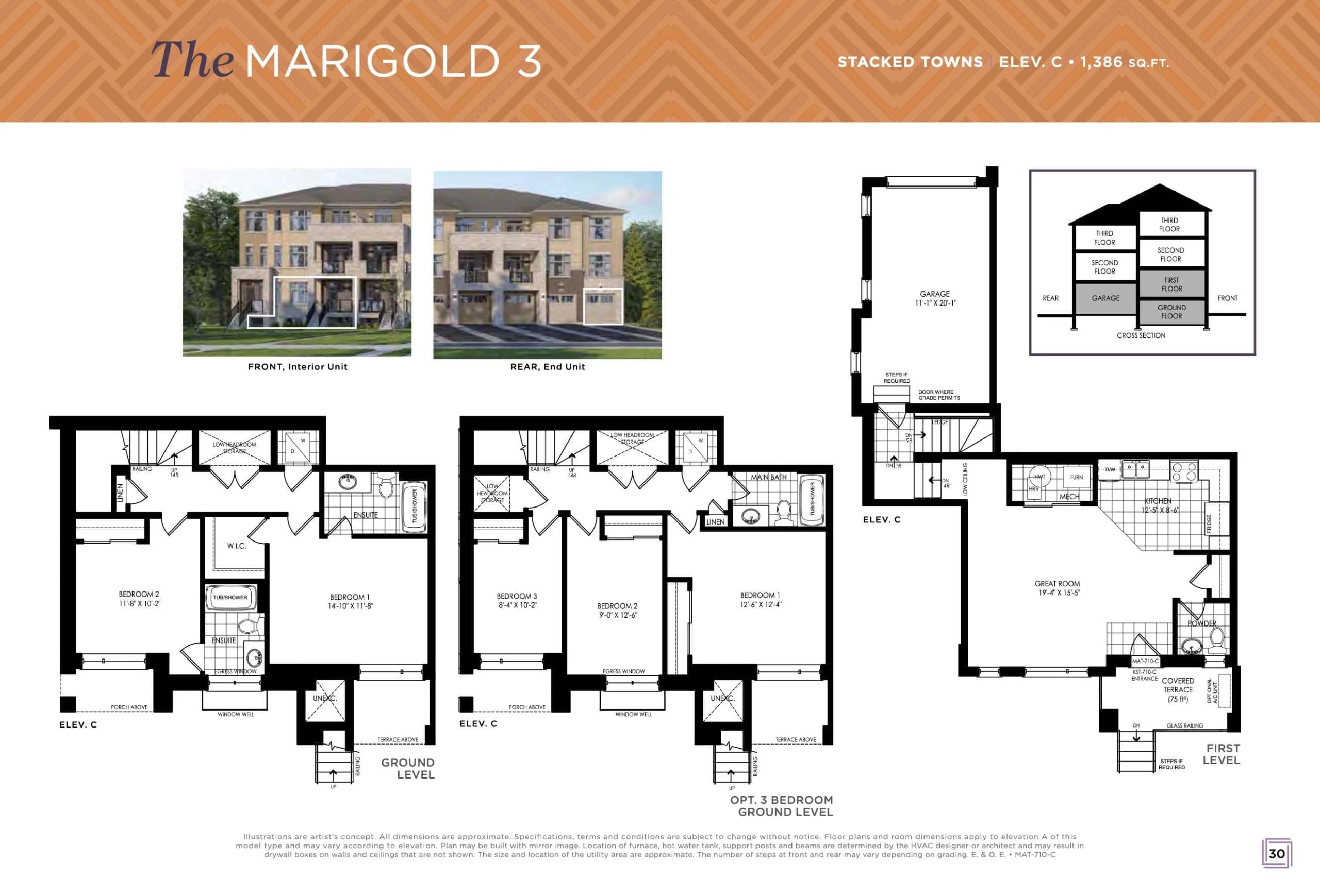 The Marigold 3 floor plan