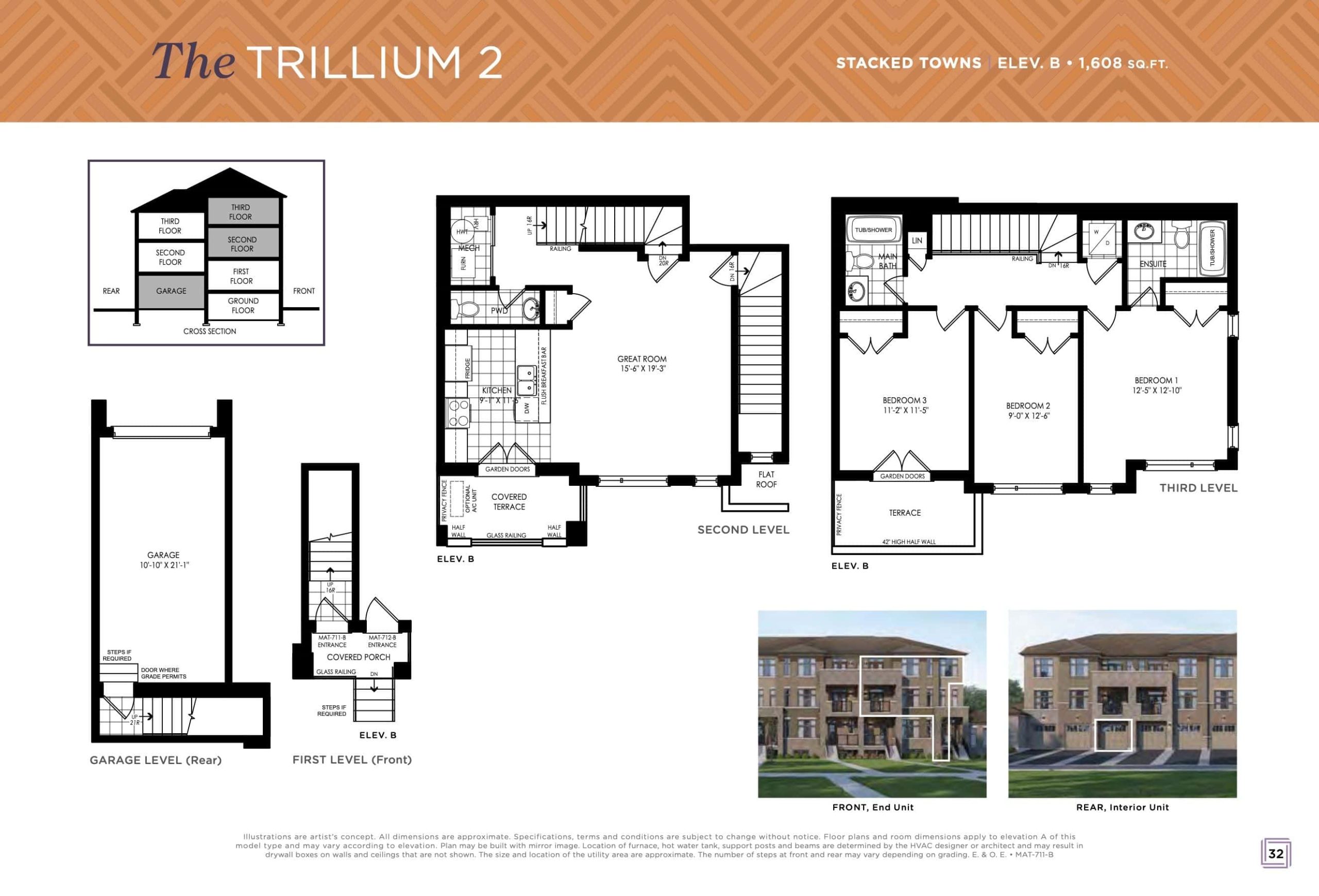 The Trillium 2 floor plan