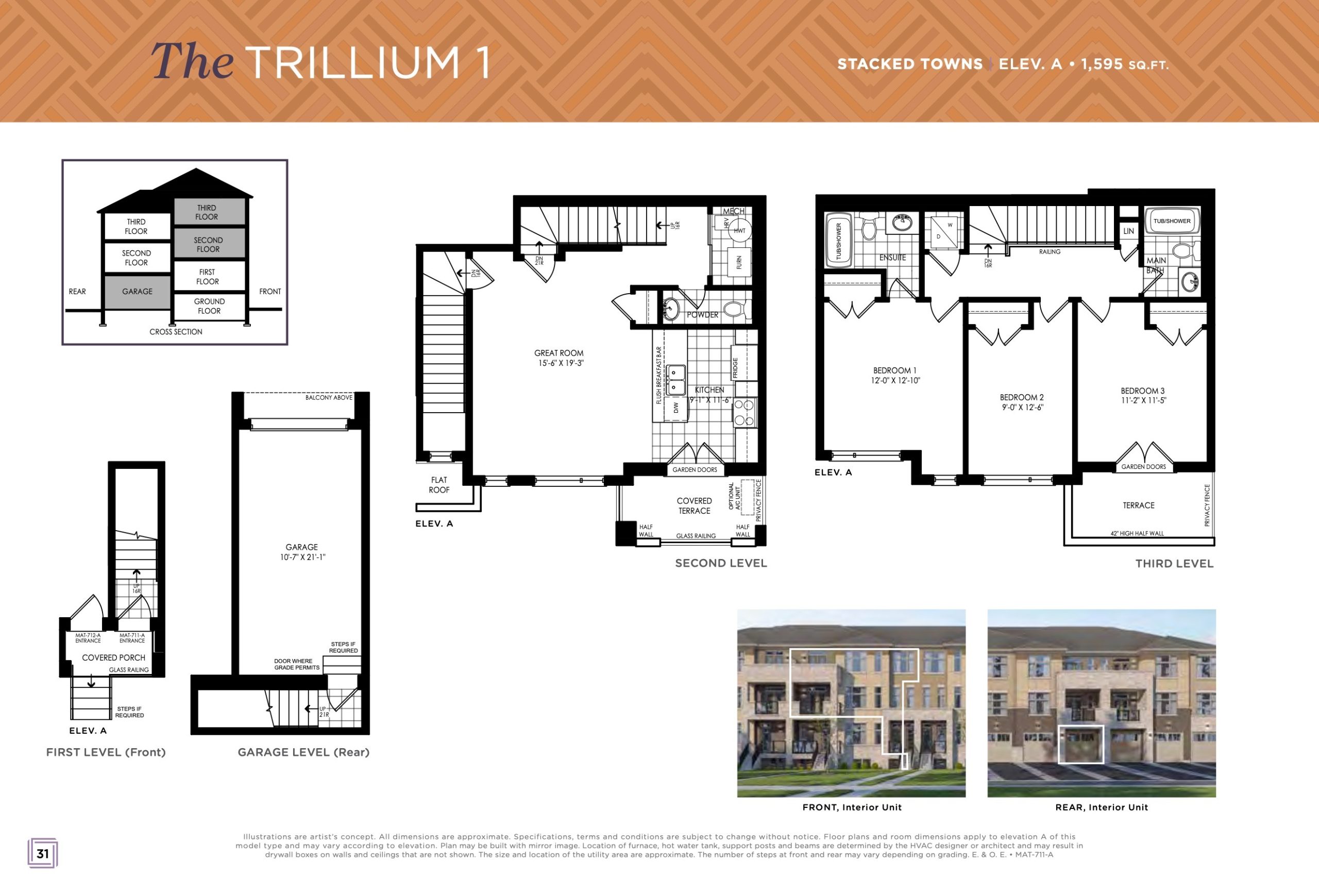 The Trillium 1 floor plan