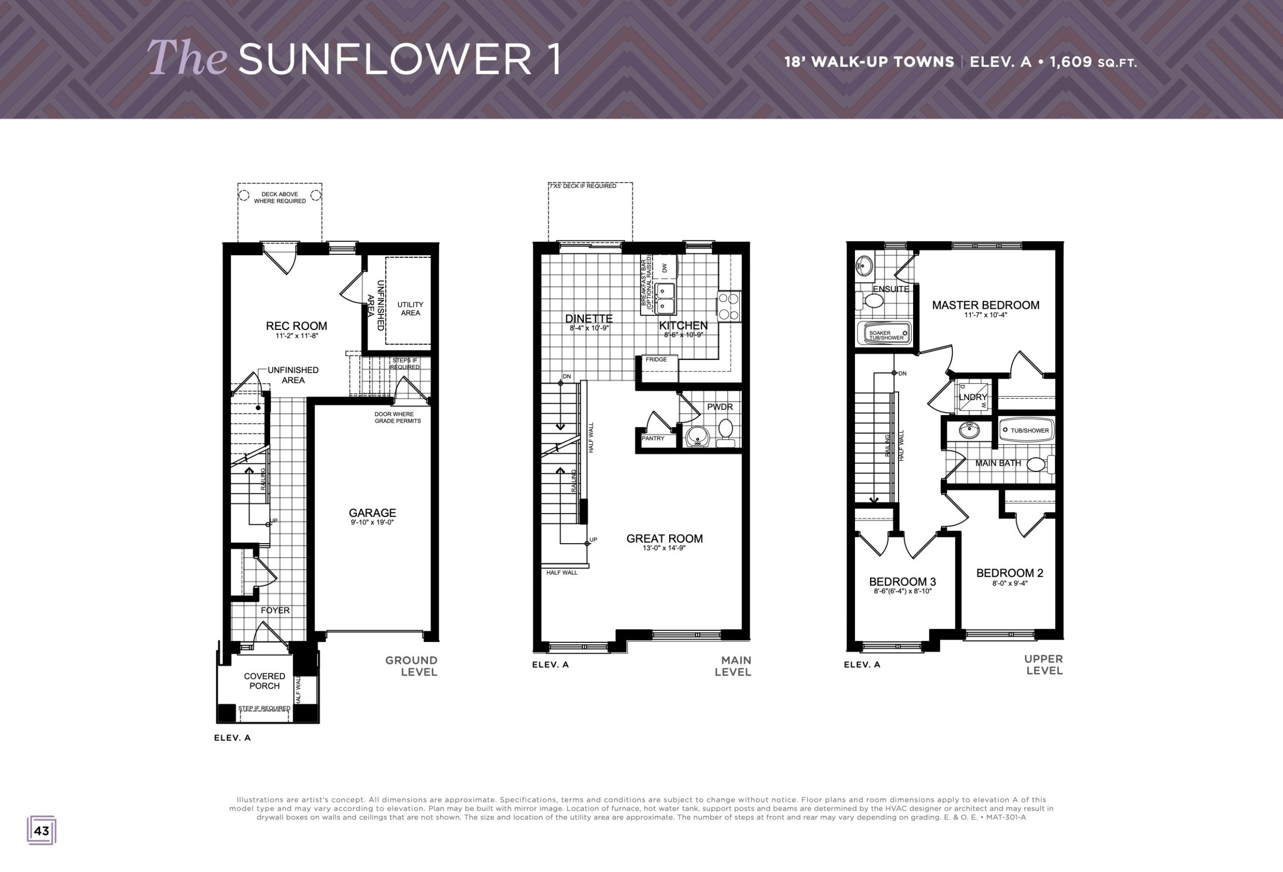 The Sunflower 1 floor plan