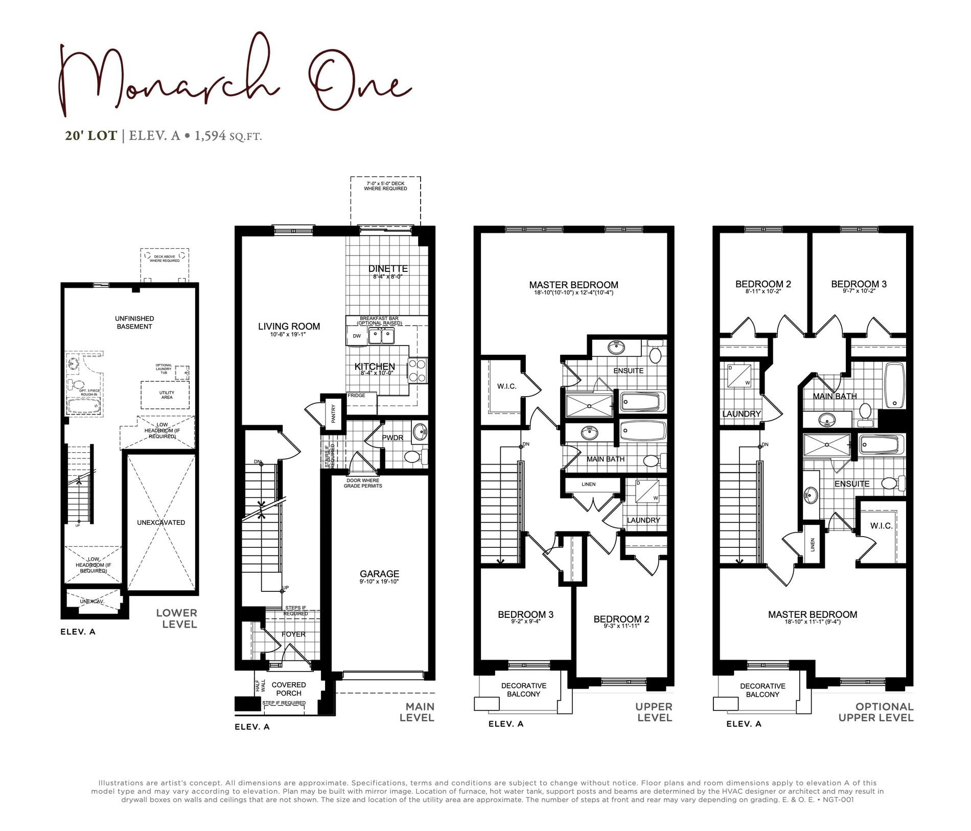 Monarch One floor plan
