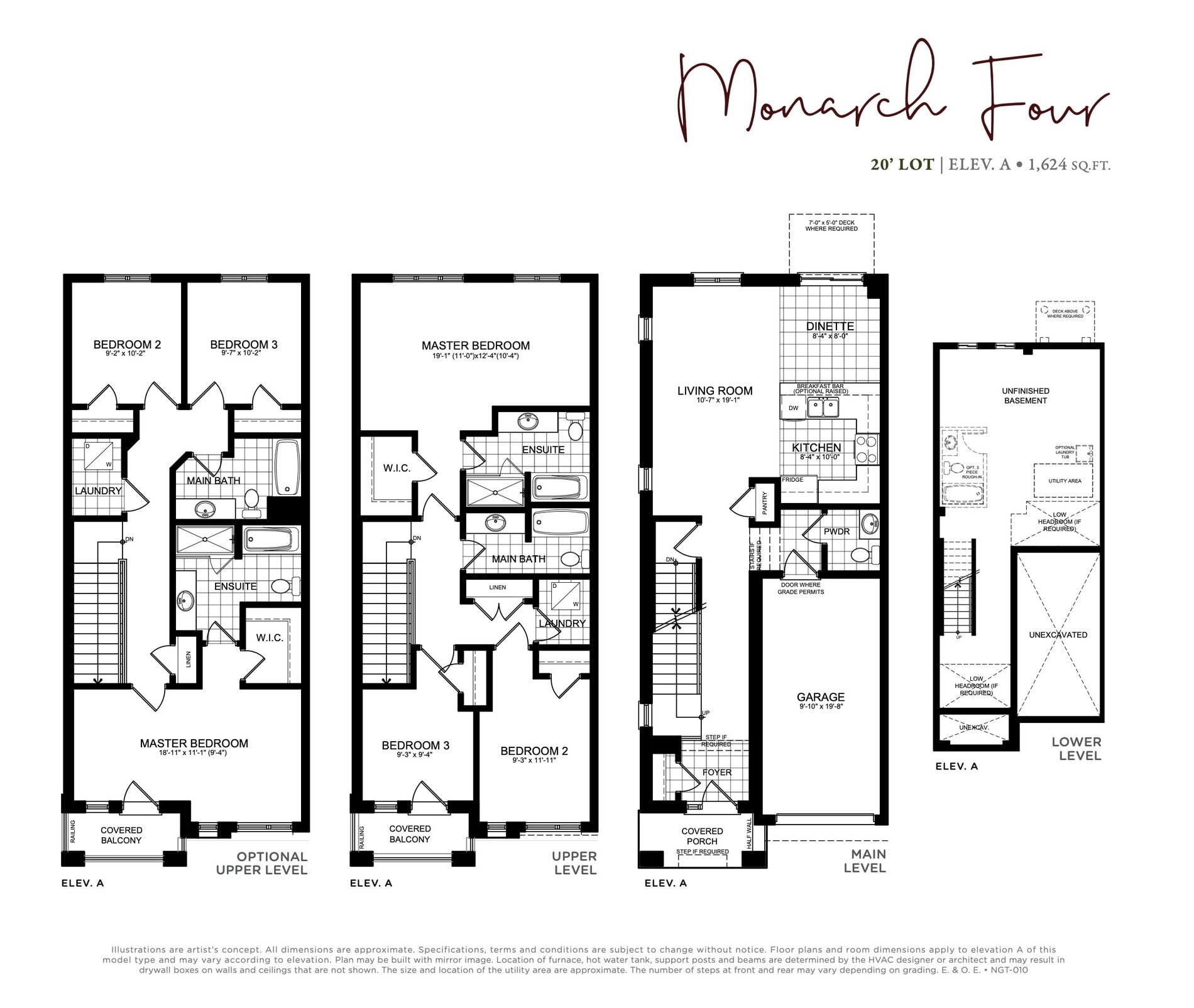 Monarch Four floor plan